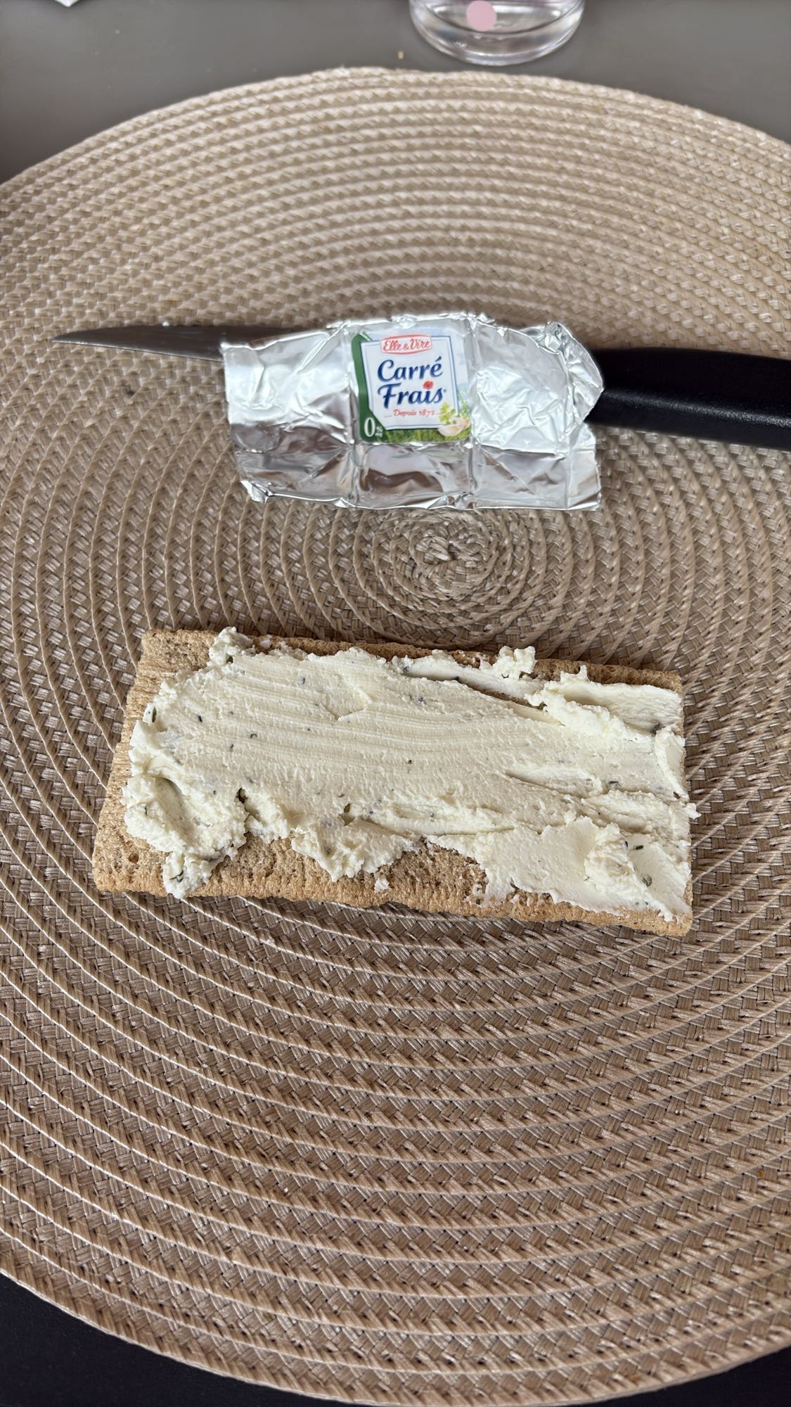 Tartine fromage frais