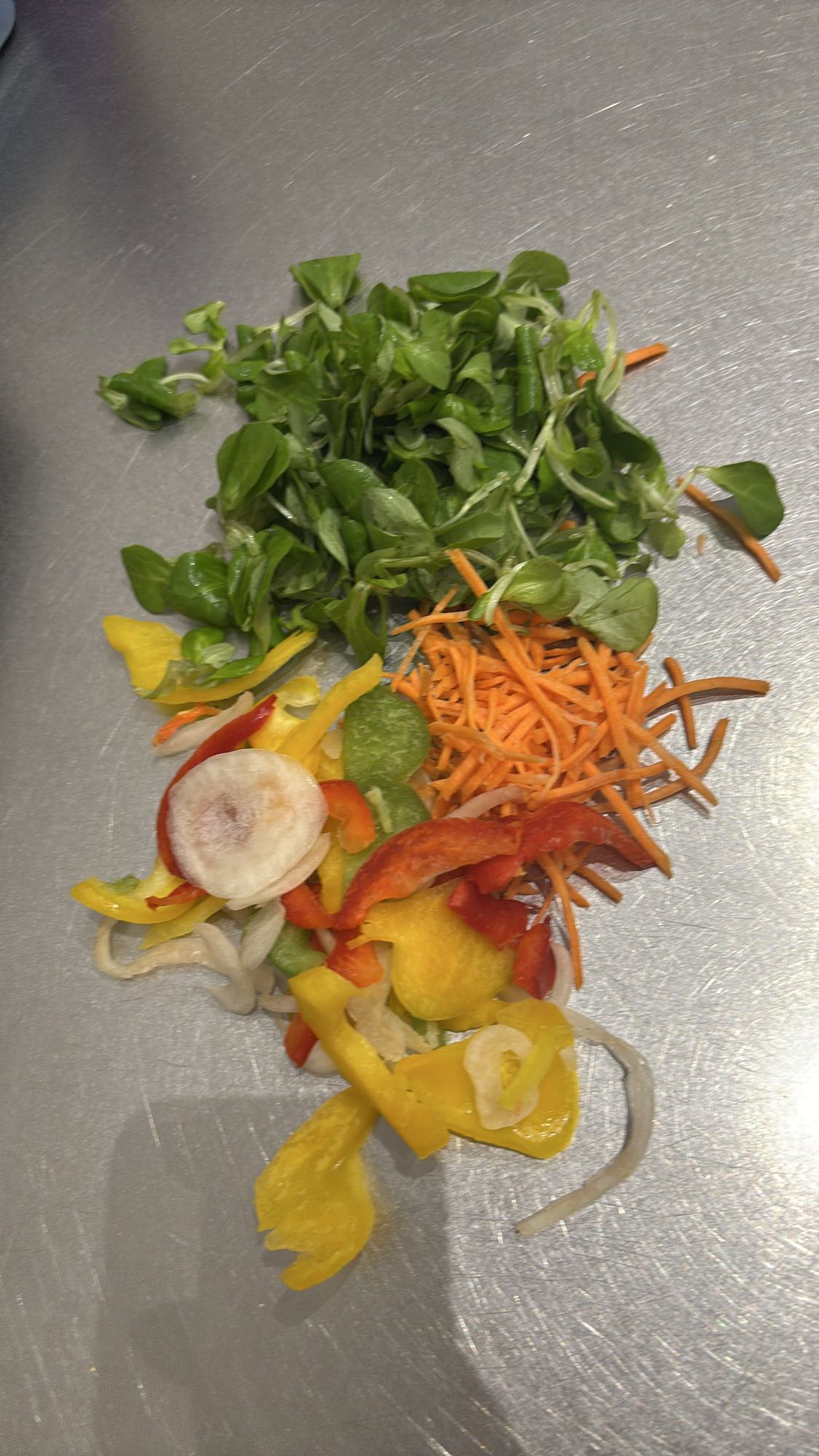 ensalada fresca de verduras