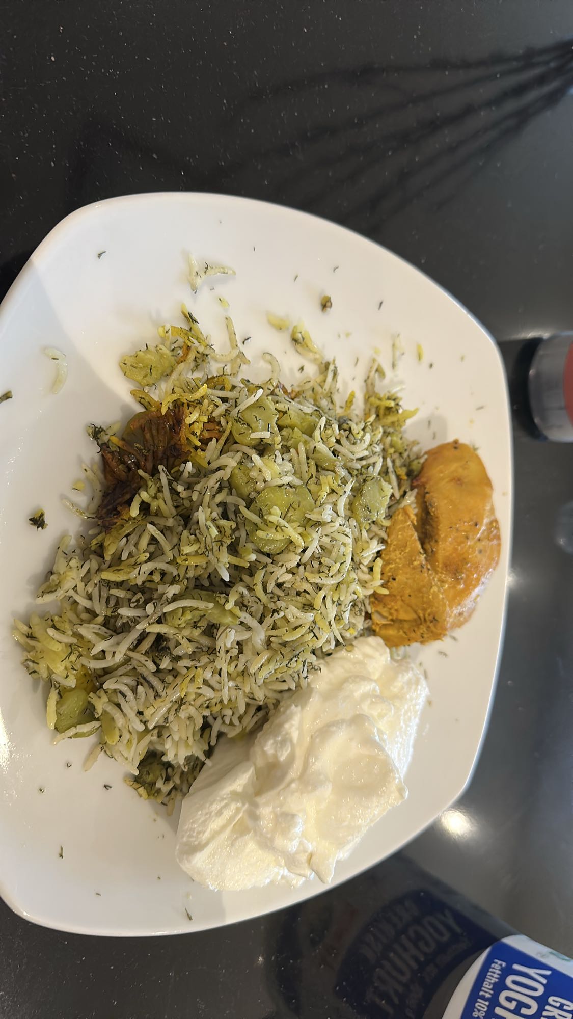 Dillris med kyckling