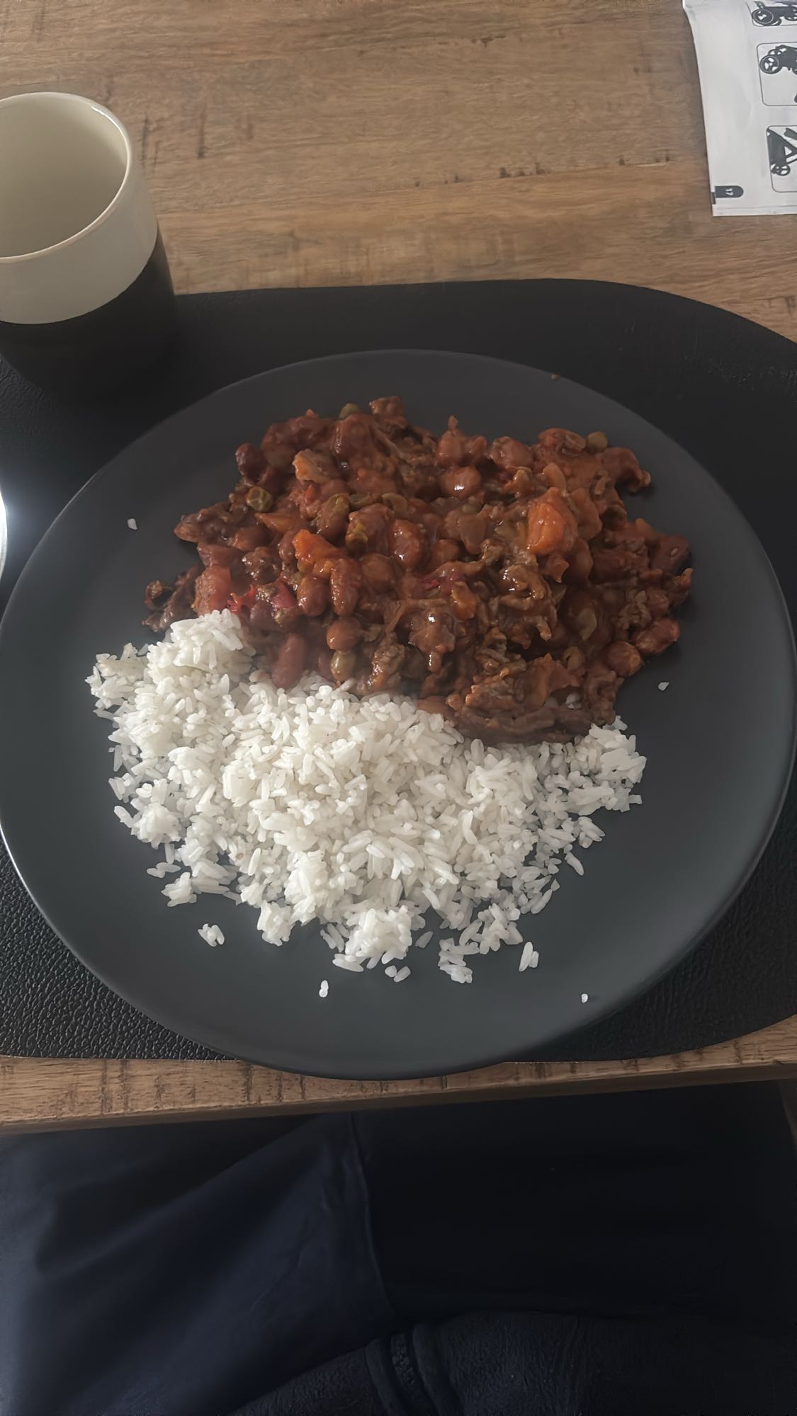 rijst met chili bonen