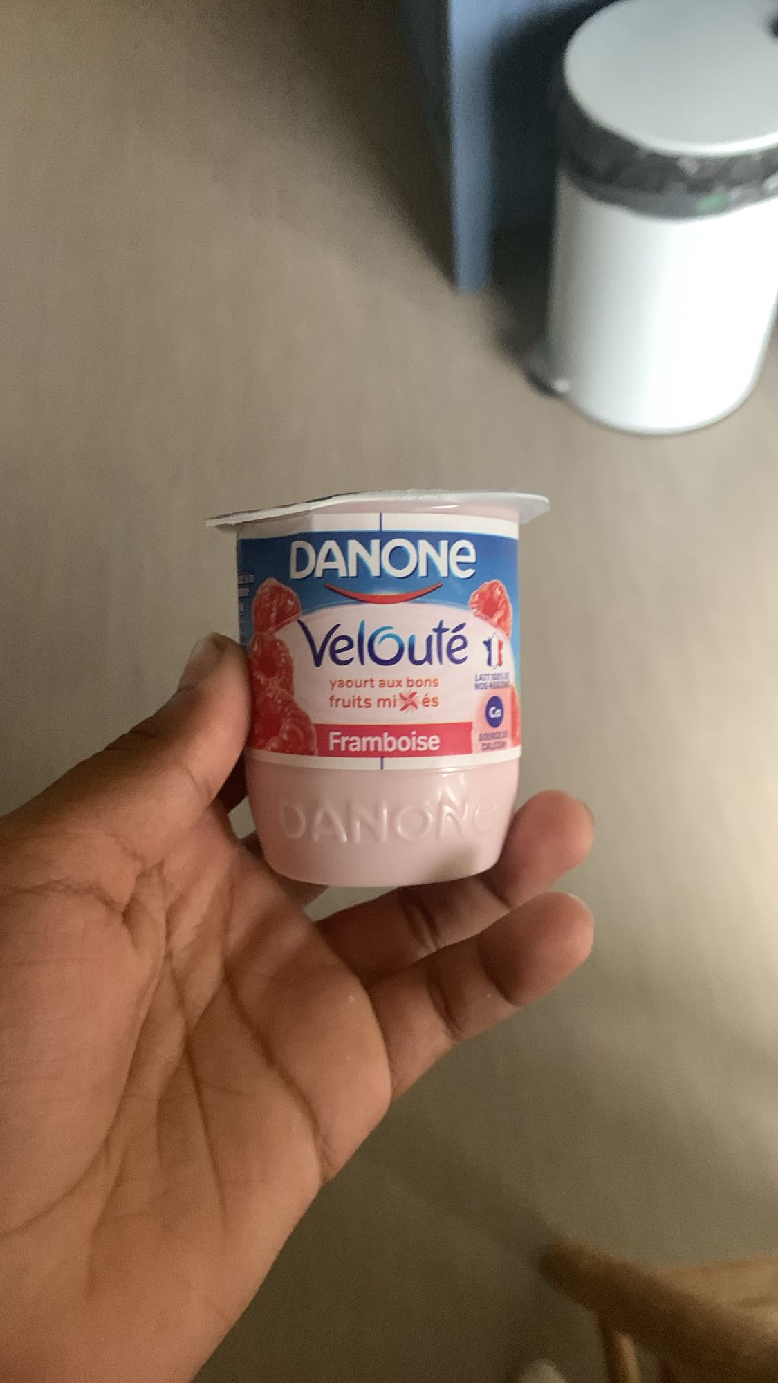 Yaourt framboise Danone