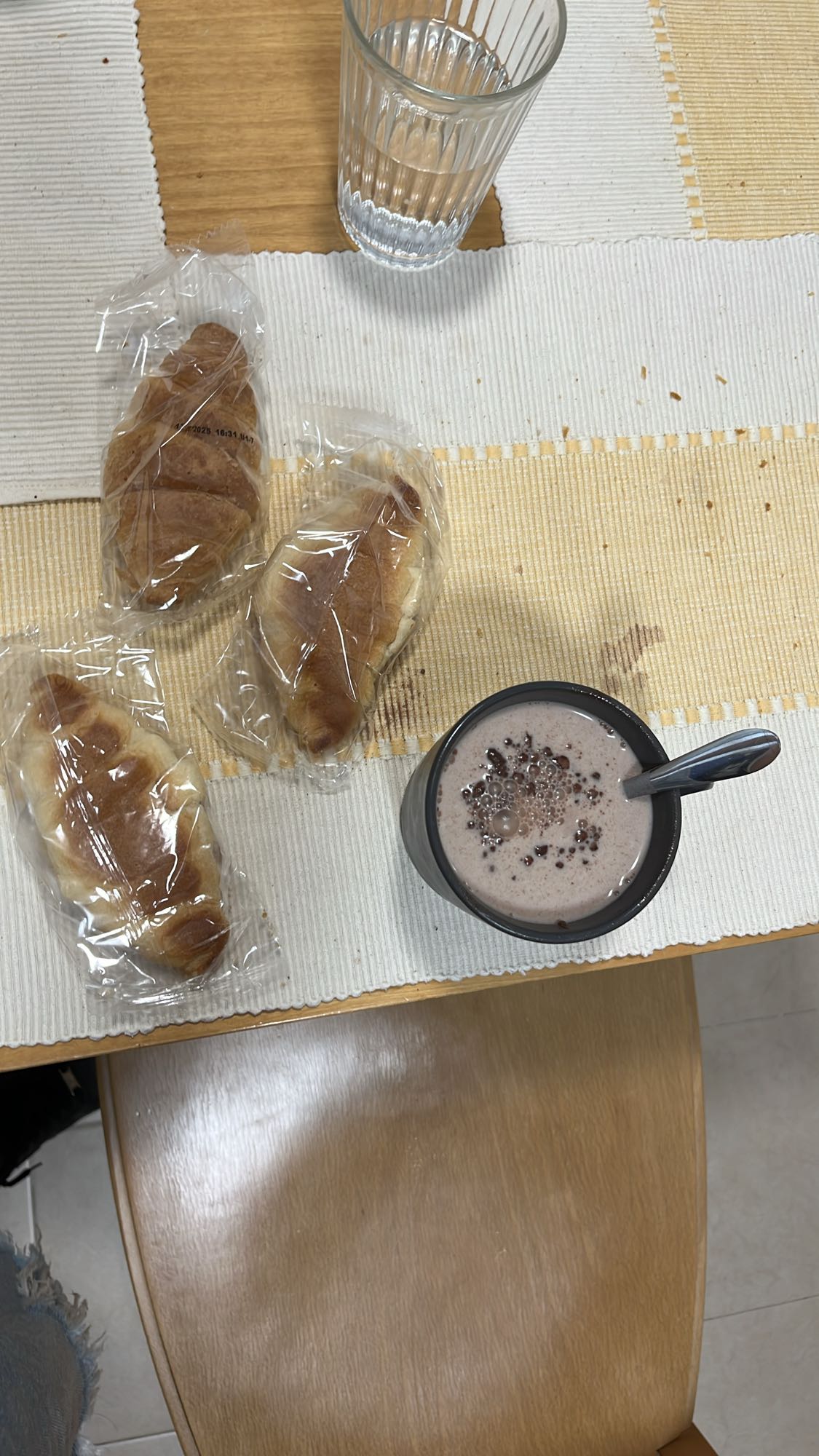 Croissants y chocolate