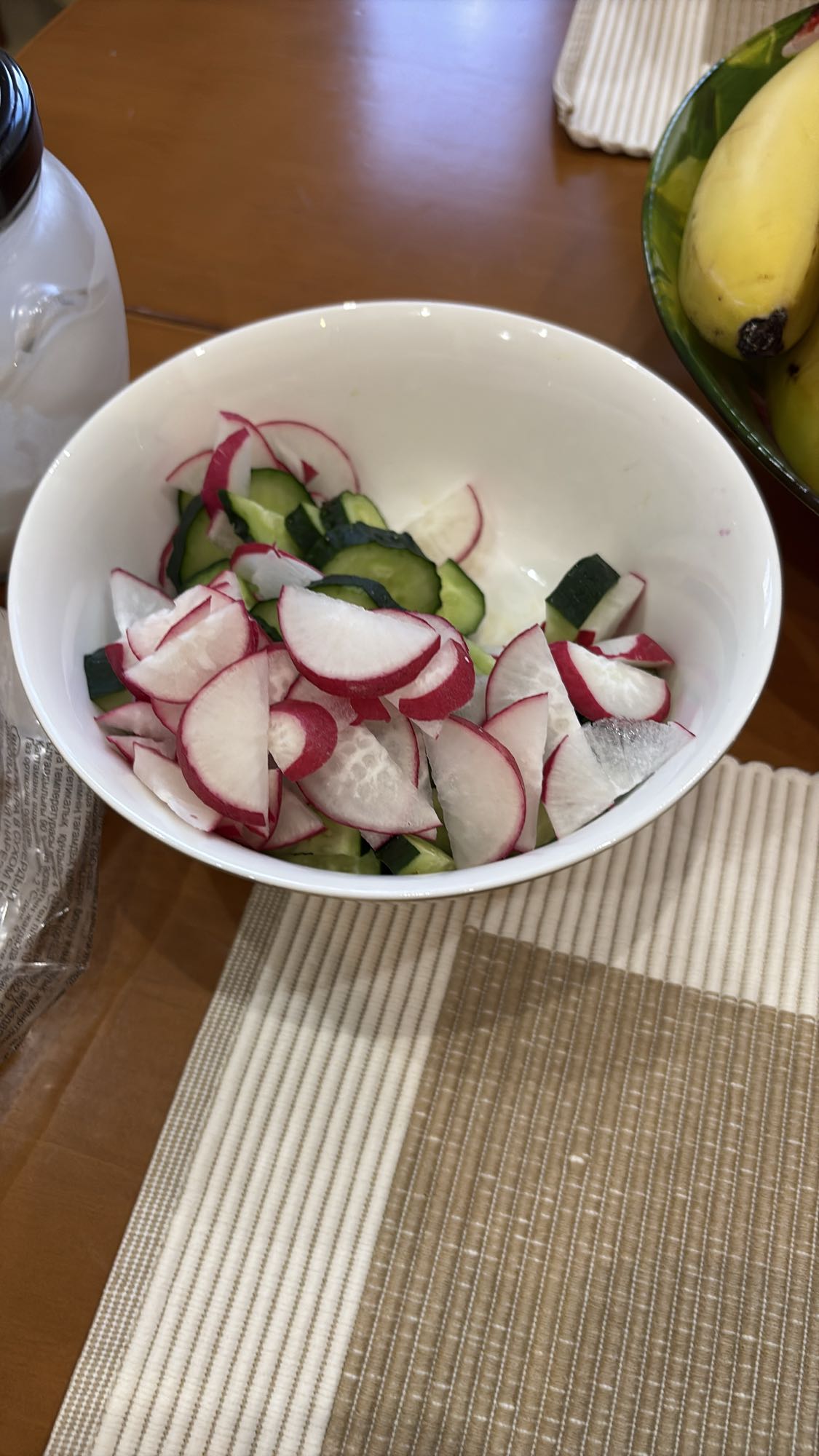 Radish Cucumber Salad