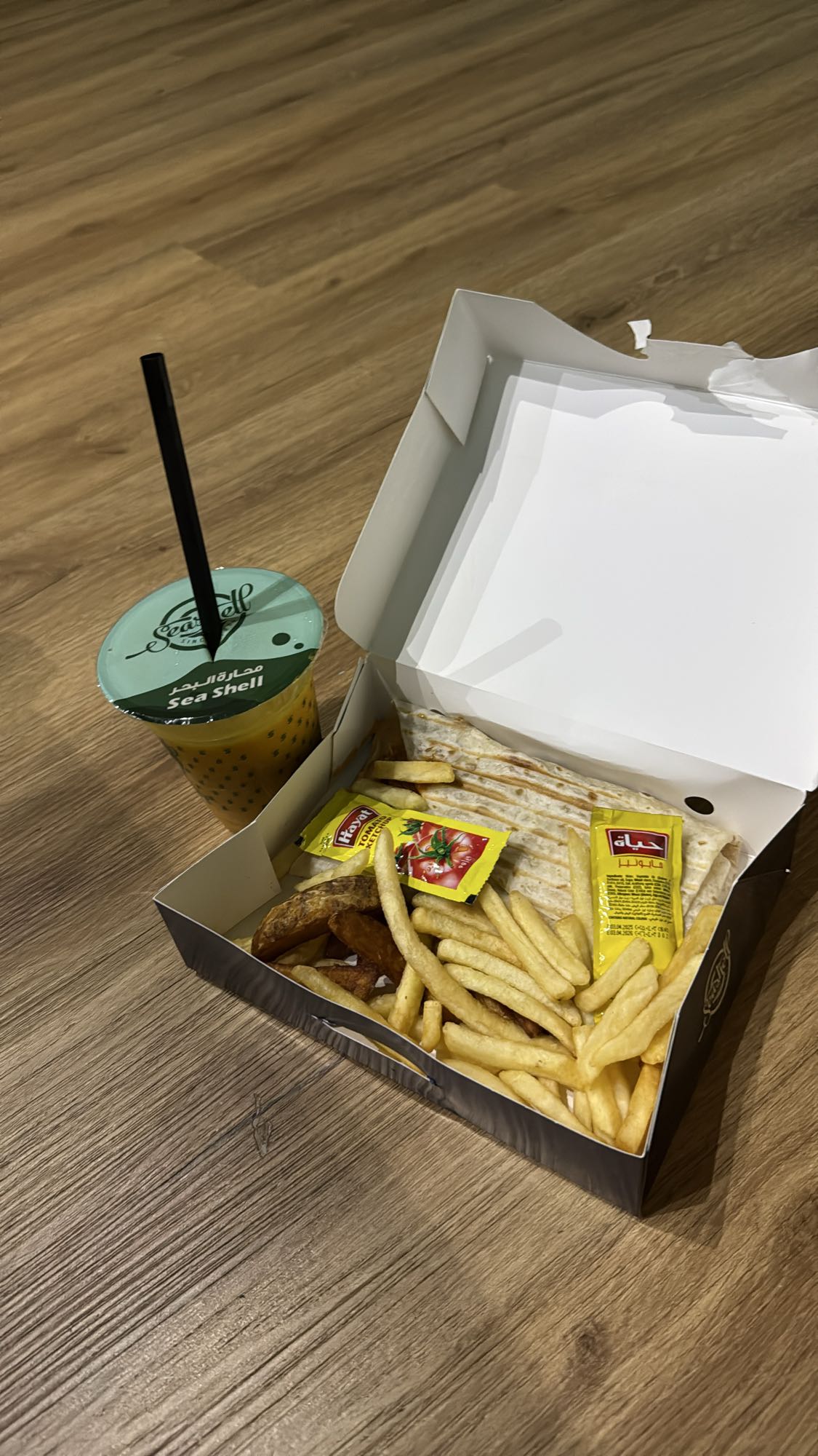 Fries Wrap & Juice Combo