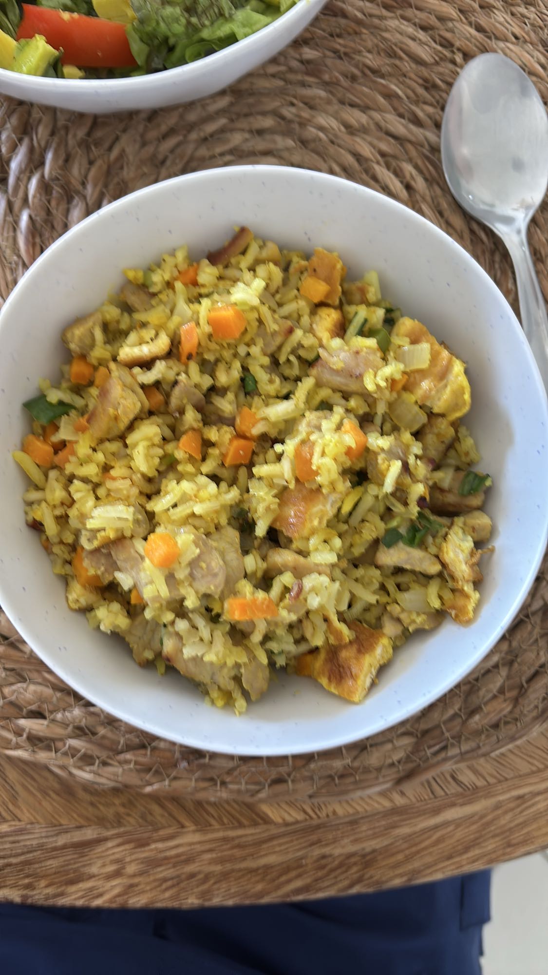 arroz frito con cerdo