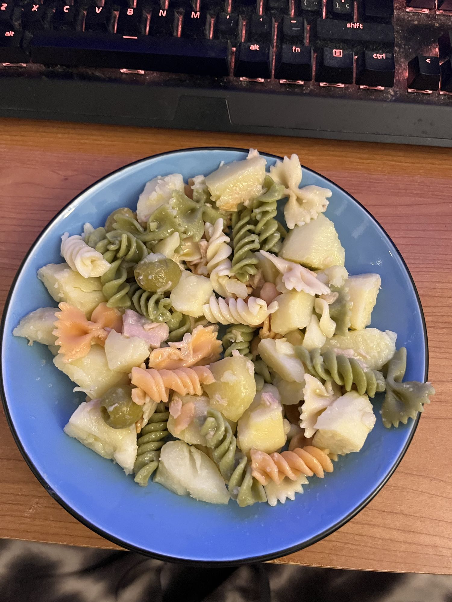 ensalada de pasta y patata