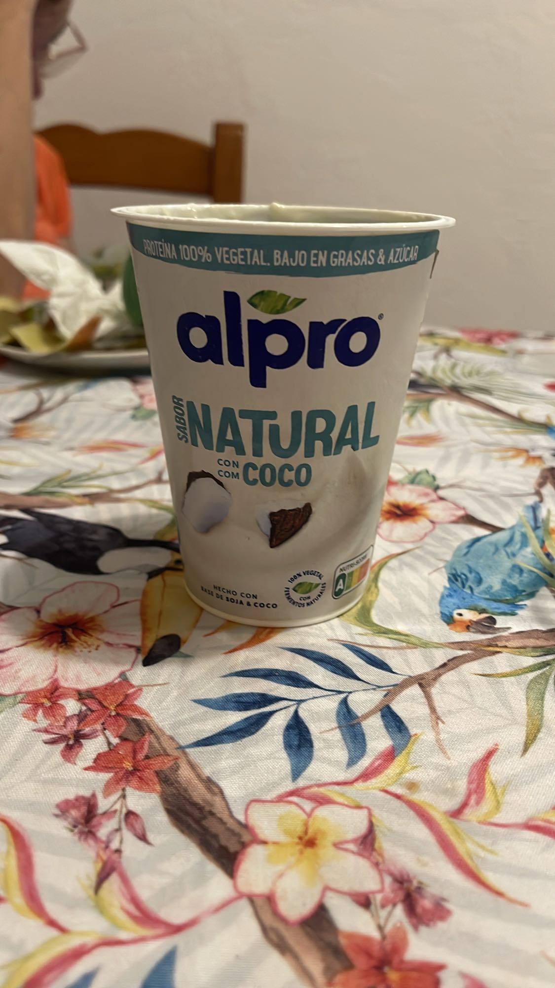 yogur vegetal coco