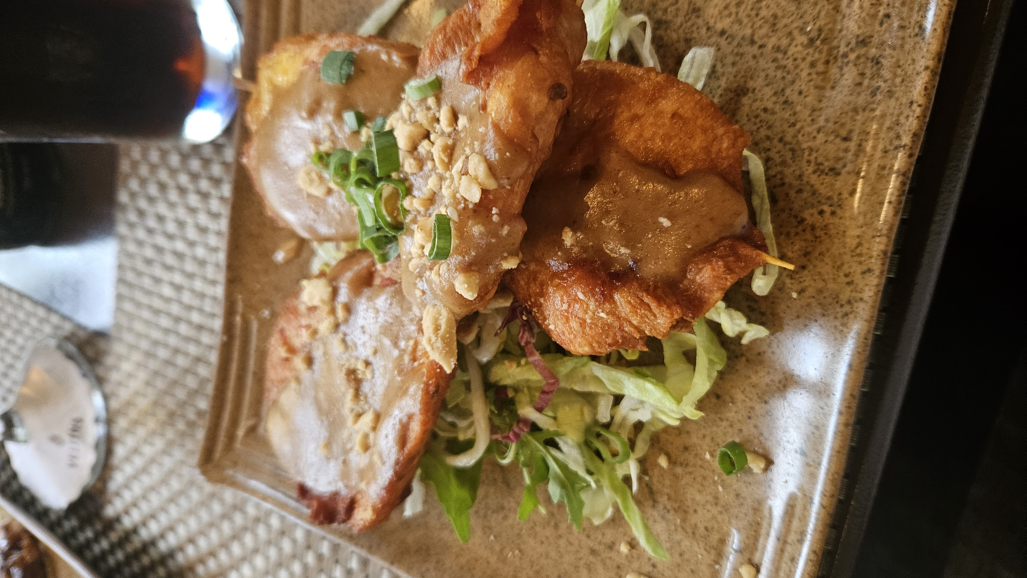 Satay-Hähnchenspieße