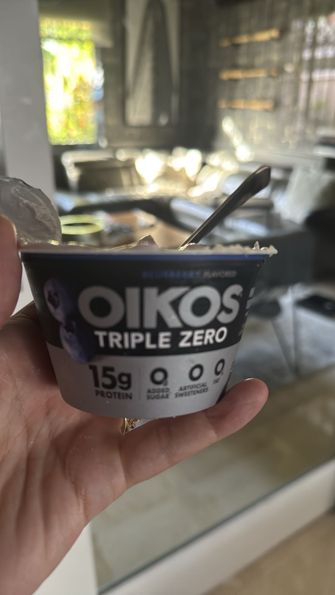 yogur griego arándano