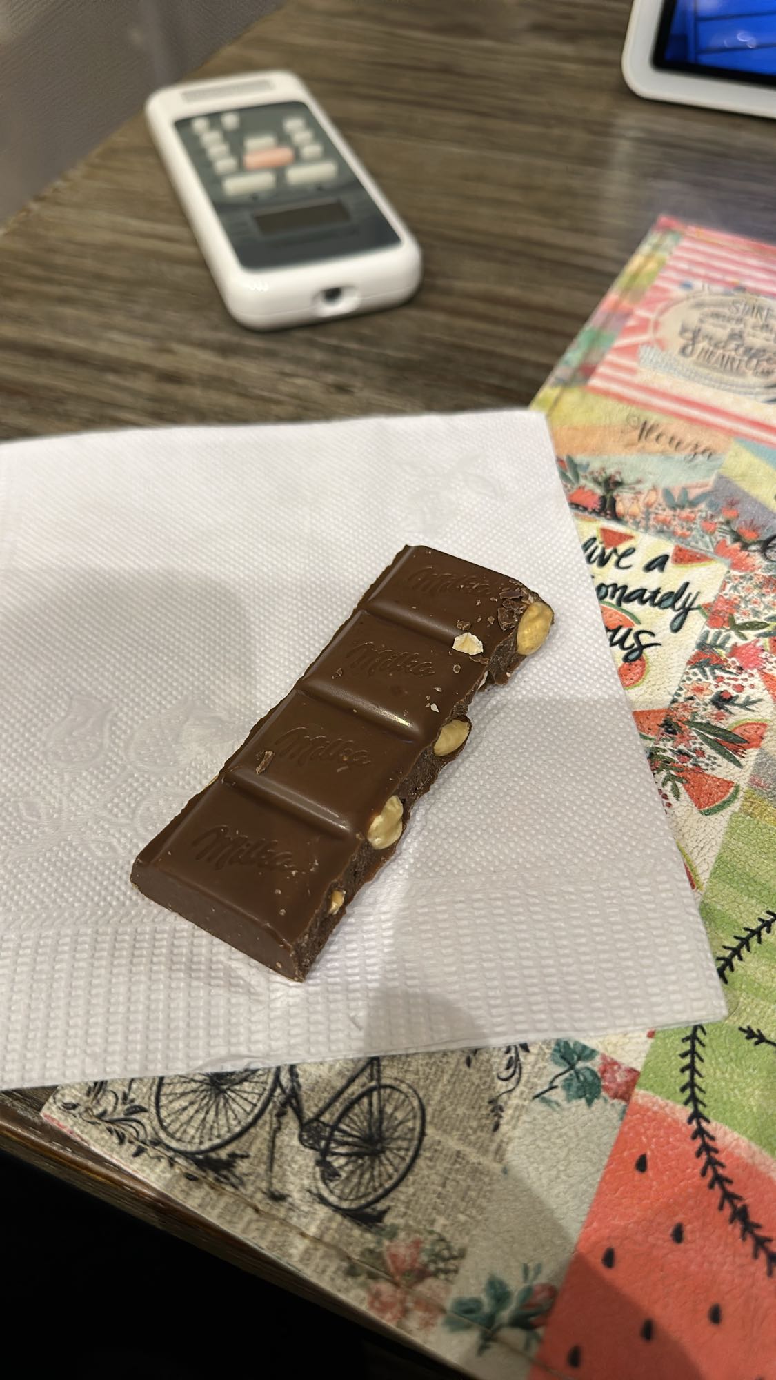 chocolate con avellanas