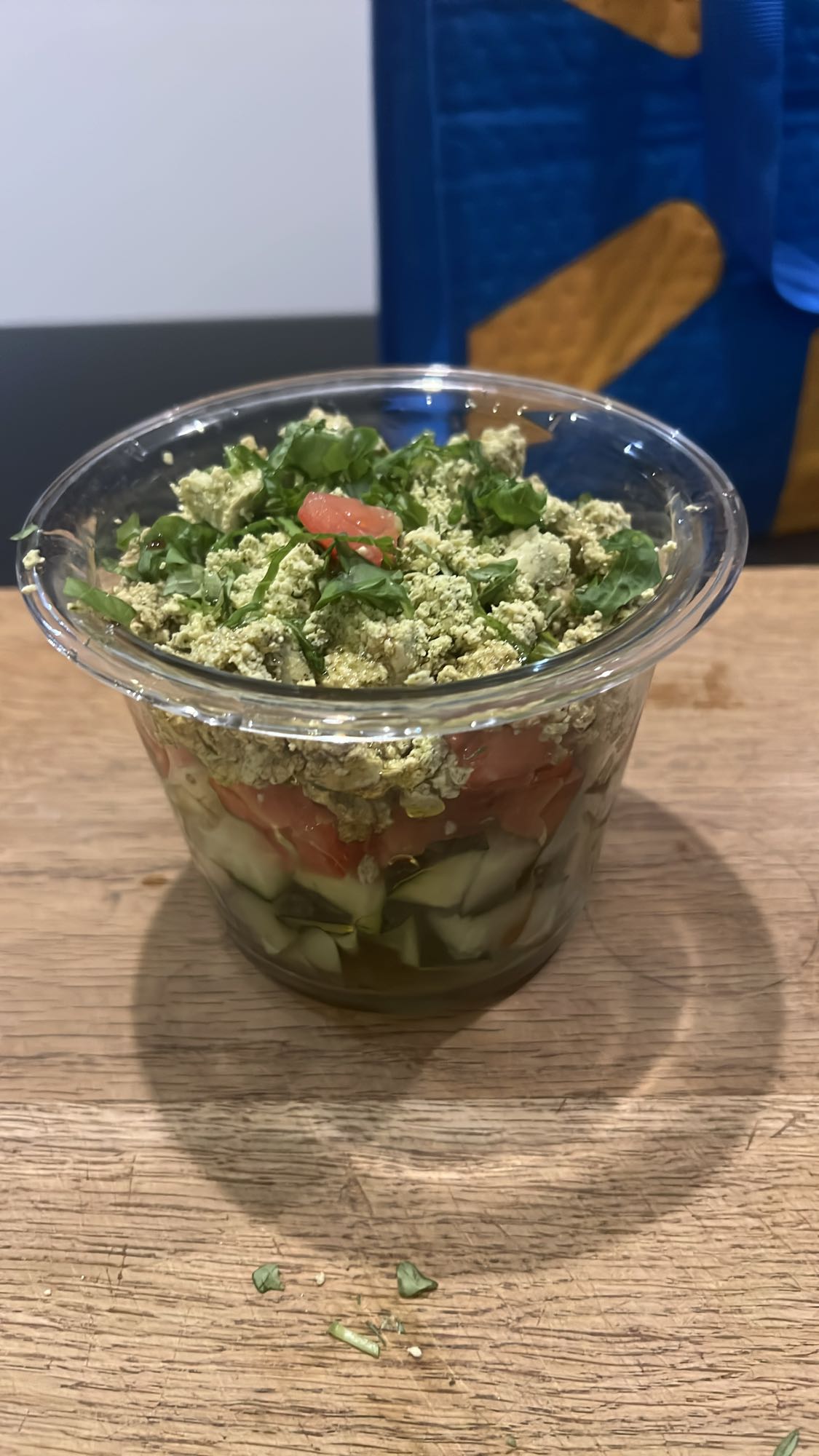 Salade fraîche en verrine