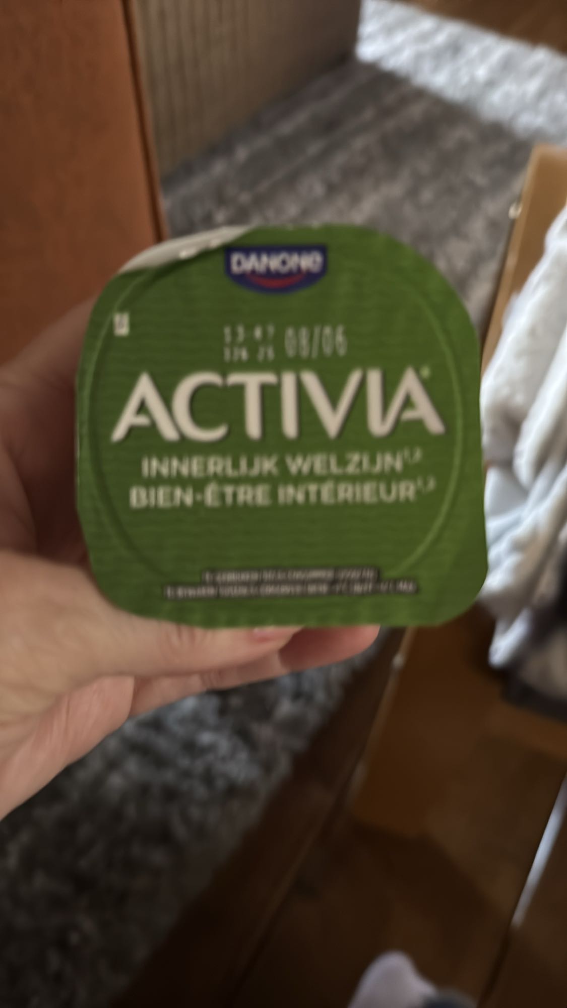 Activia yoghurt beker