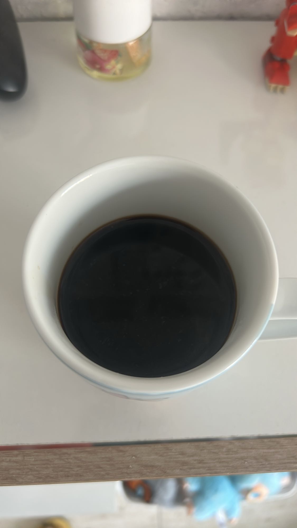 taza de café negro