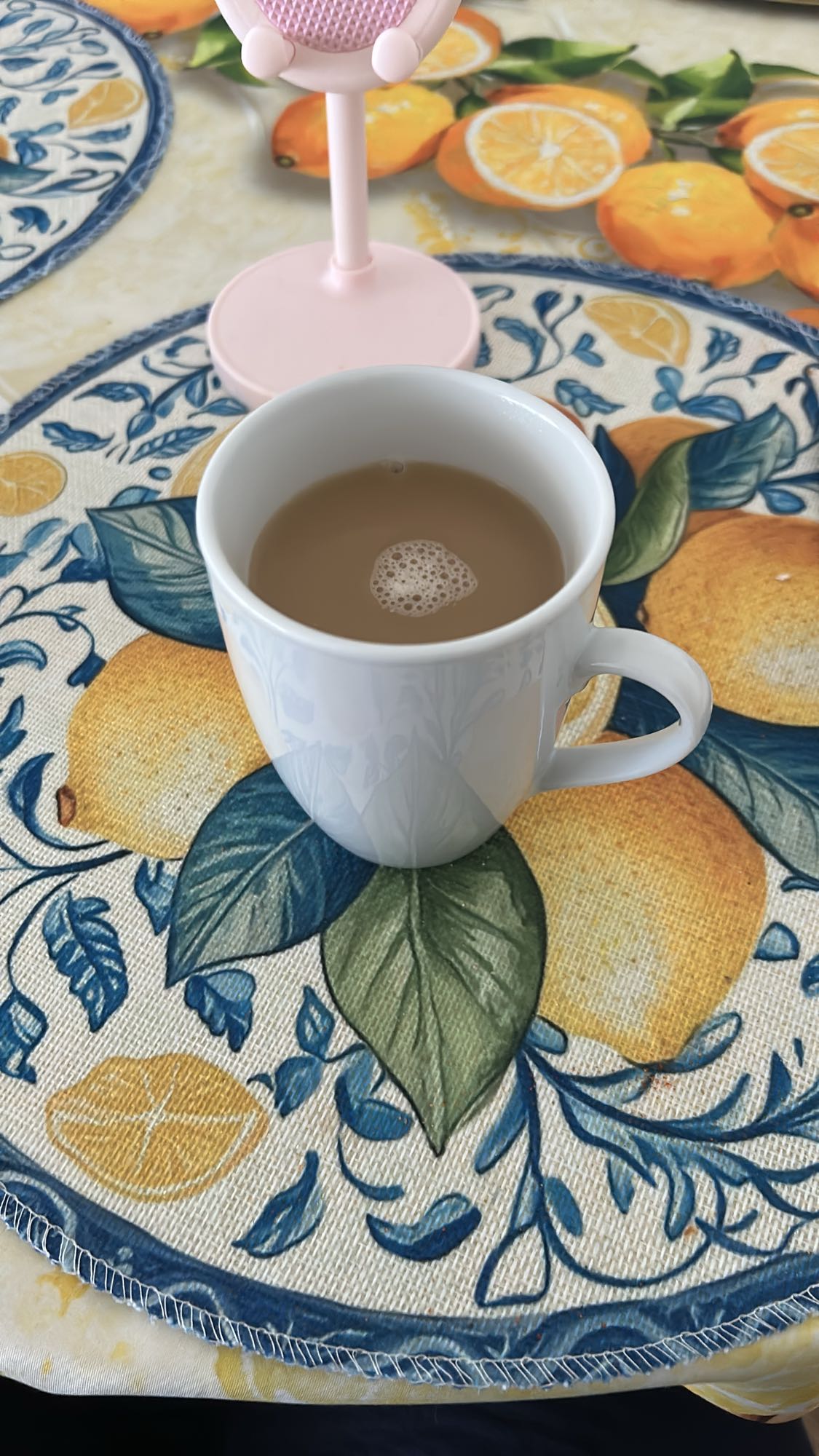 чай с молоком