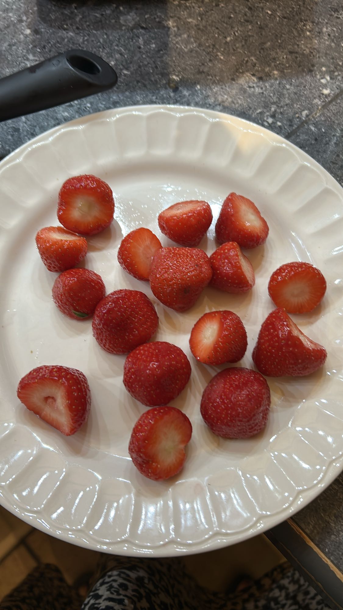 Aardbeien snack