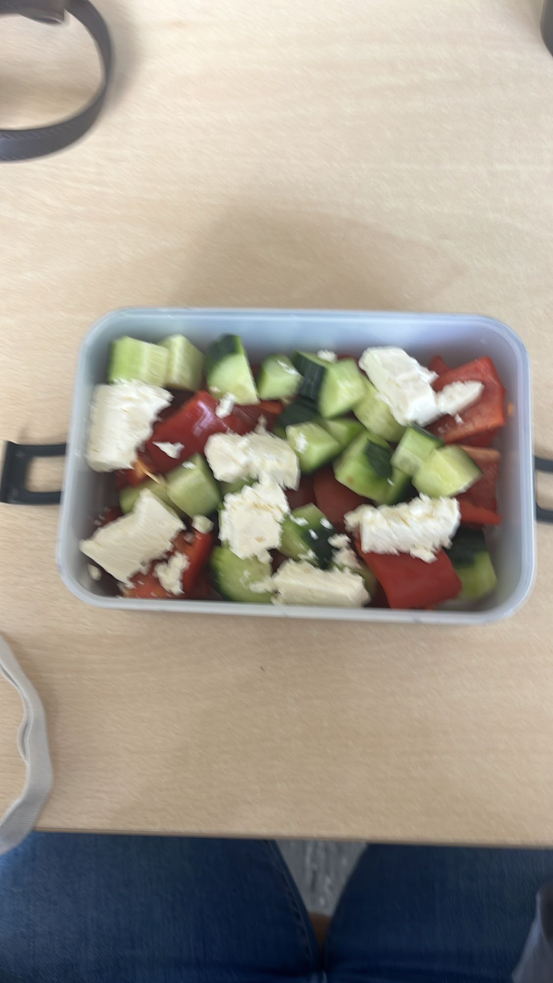 Griekse salade bakje