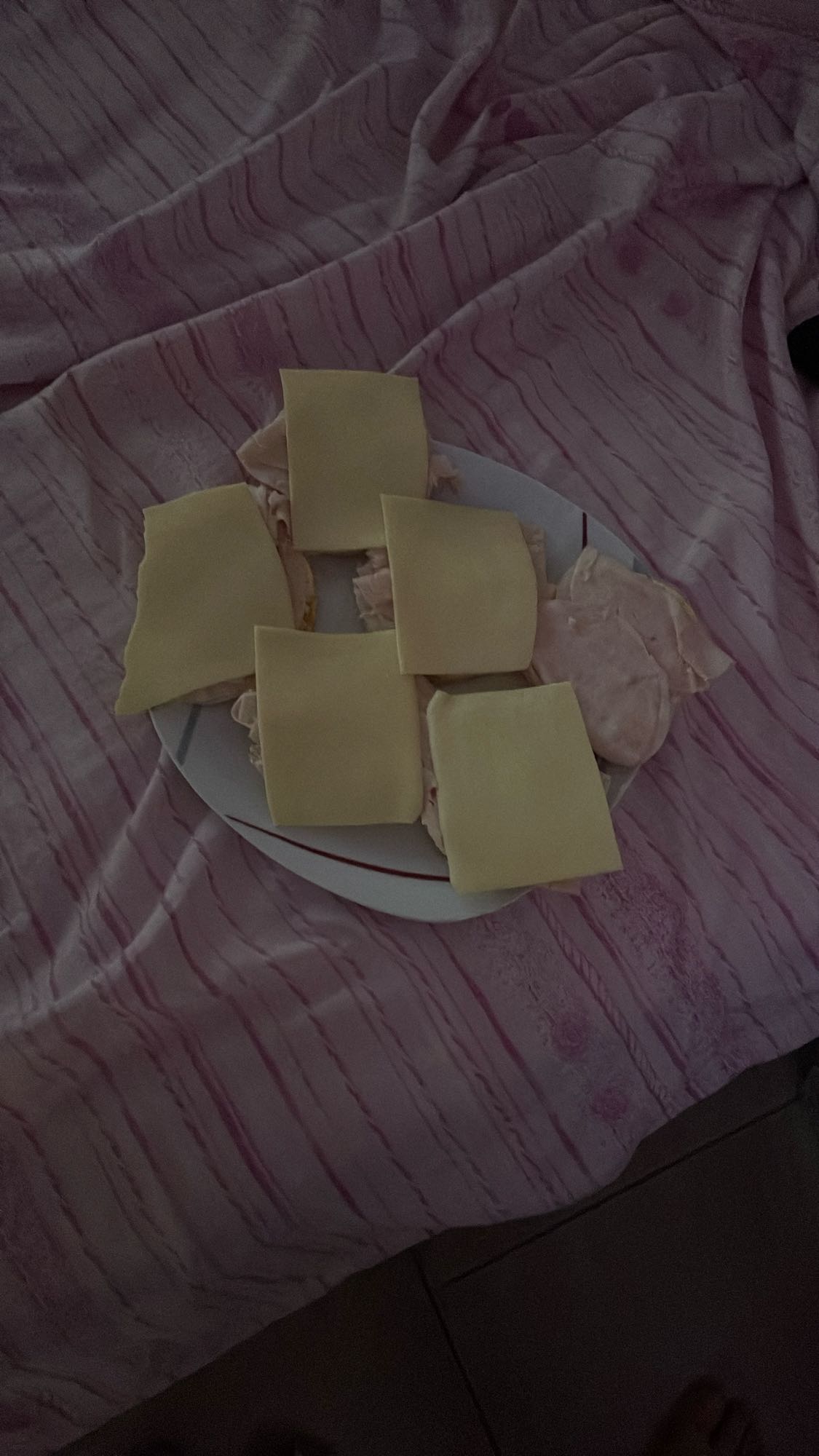 Käse und Putenbrötchen