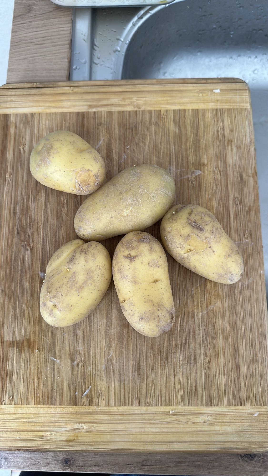 Gekookte aardappelen