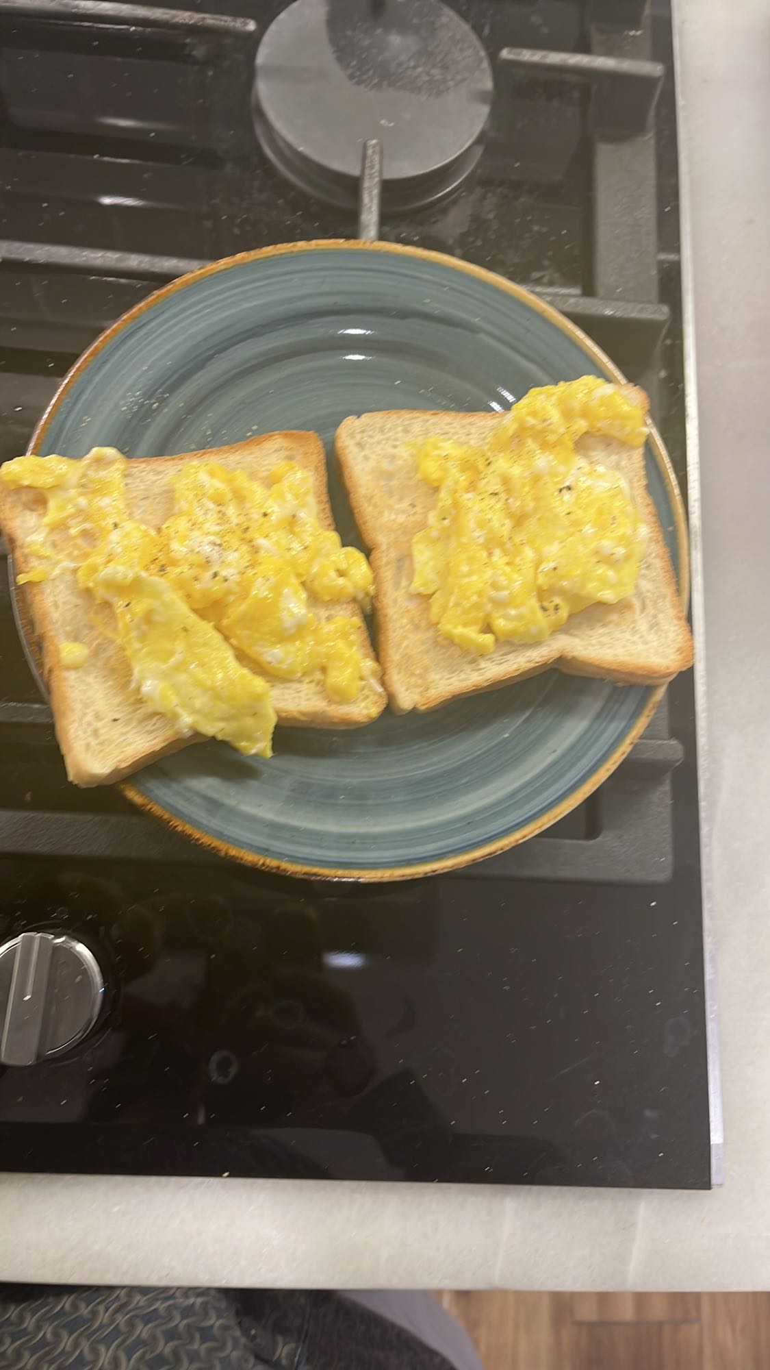 Scrambled Eggs on Toast