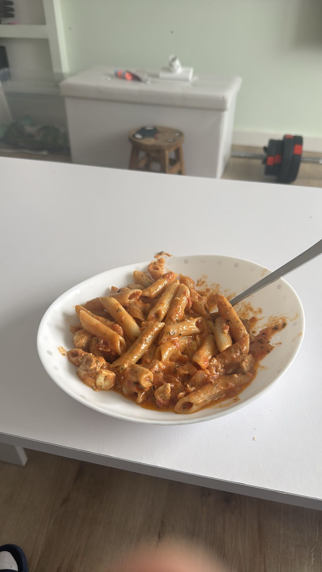 Makaron z kurczakiem