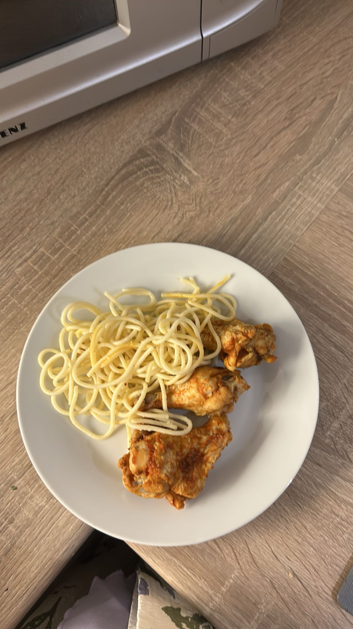 Курица с макаронами