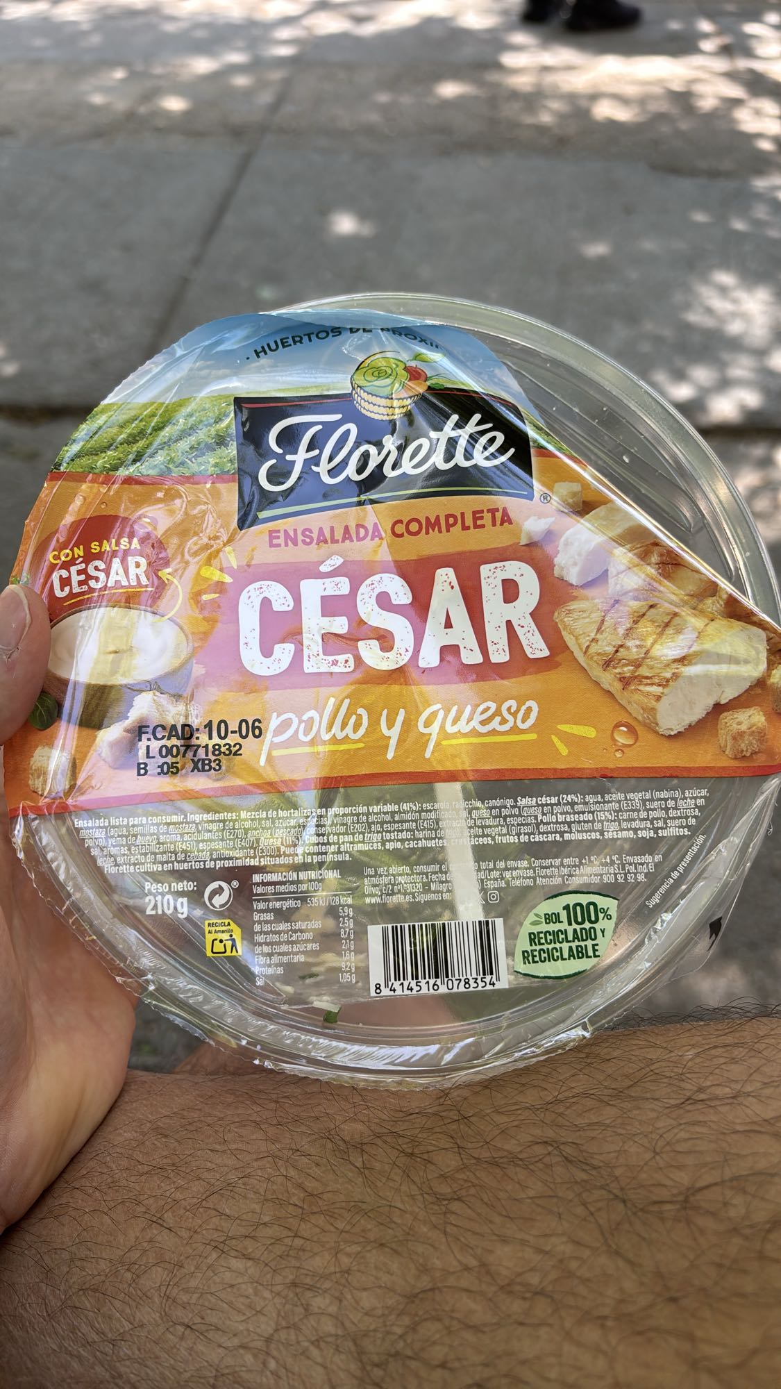 Ensalada César pollo