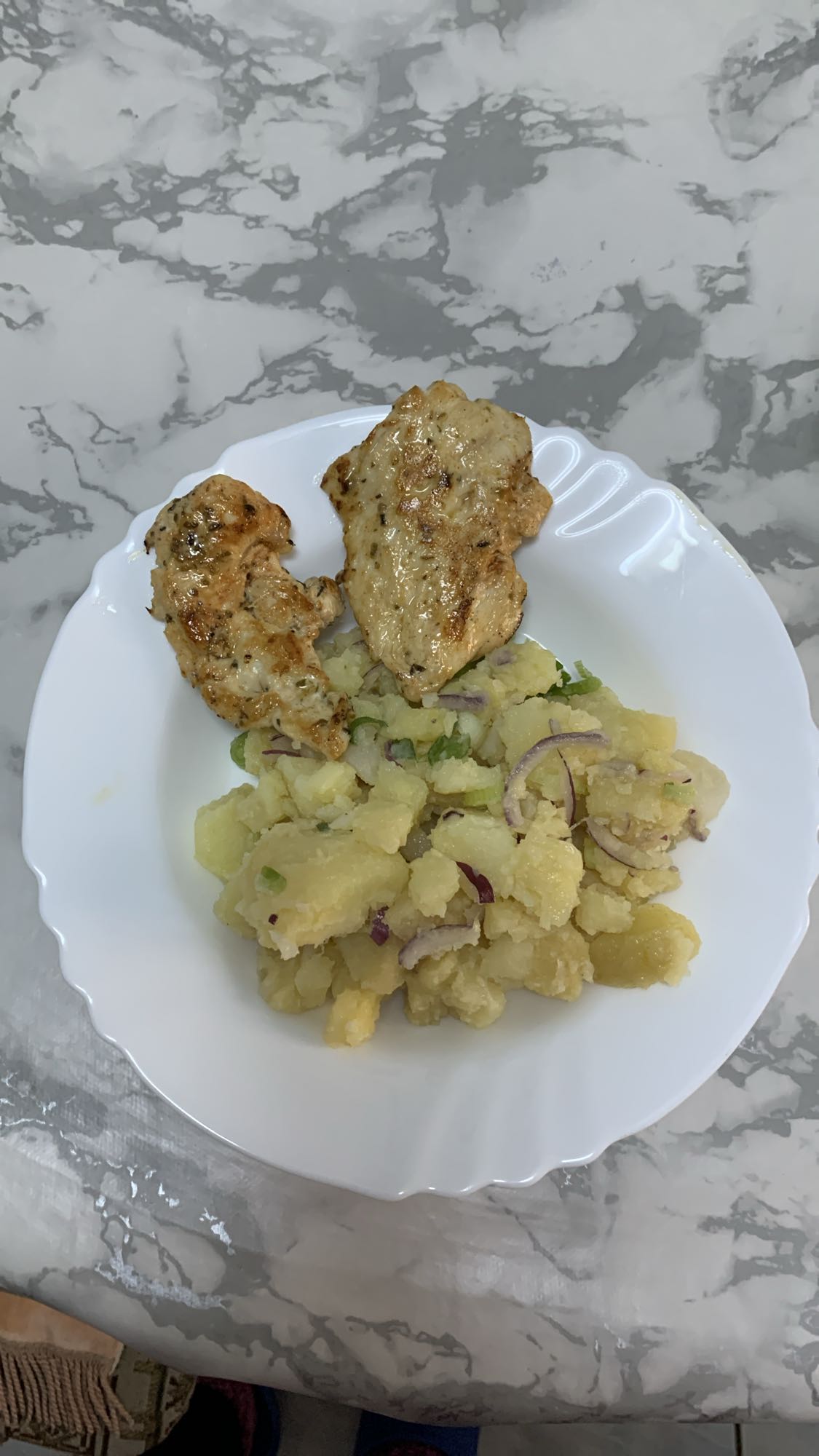 Piept de pui cu cartofi