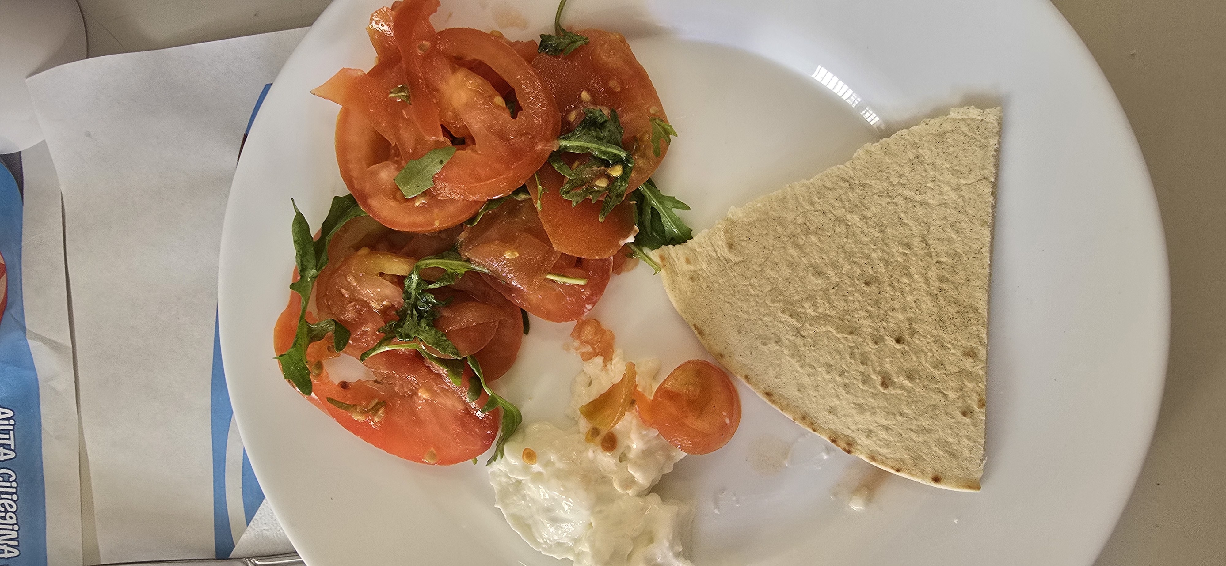 Tomato Salad & Flatbread