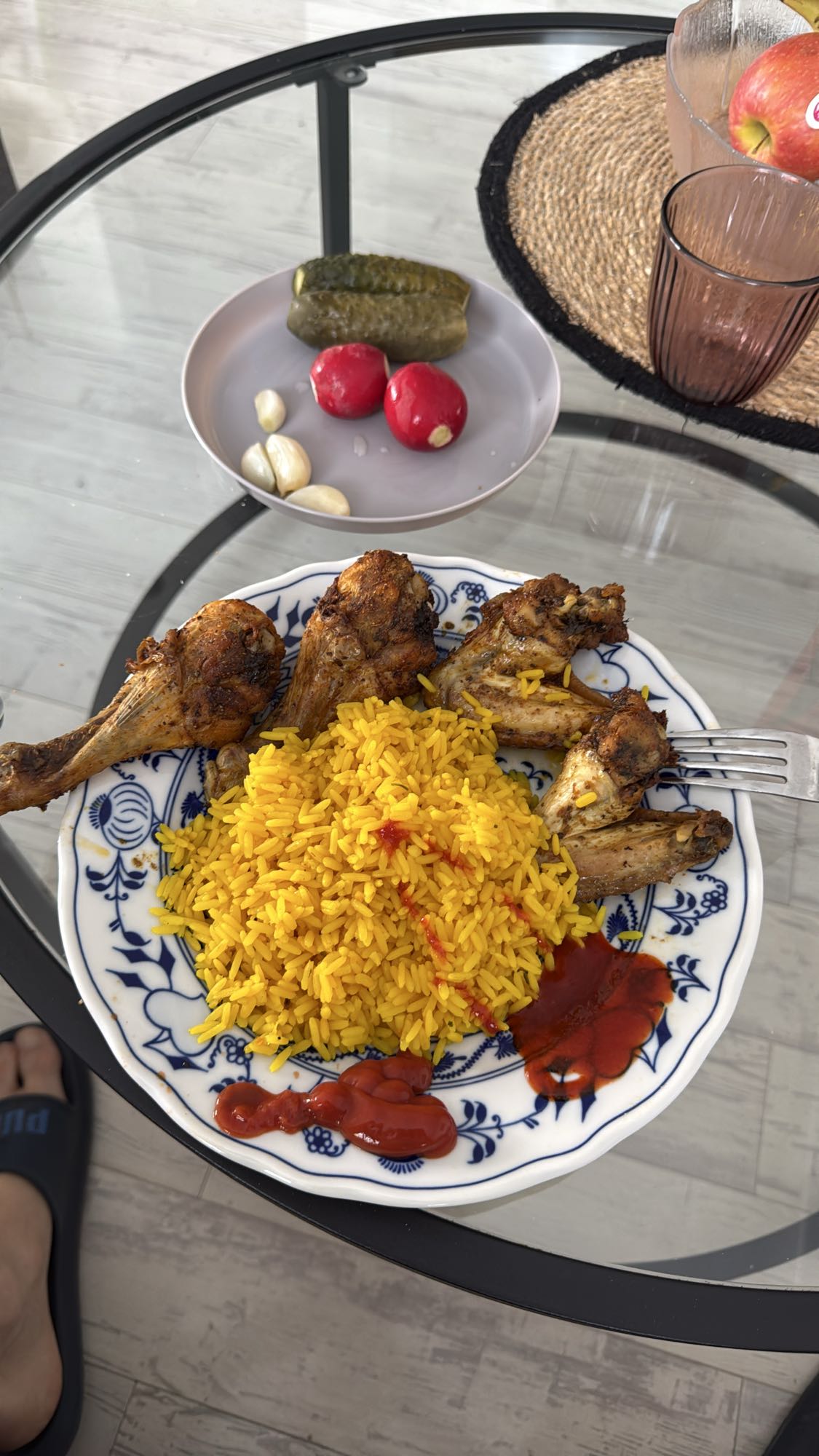 Kurczak z ryżem i warzywami