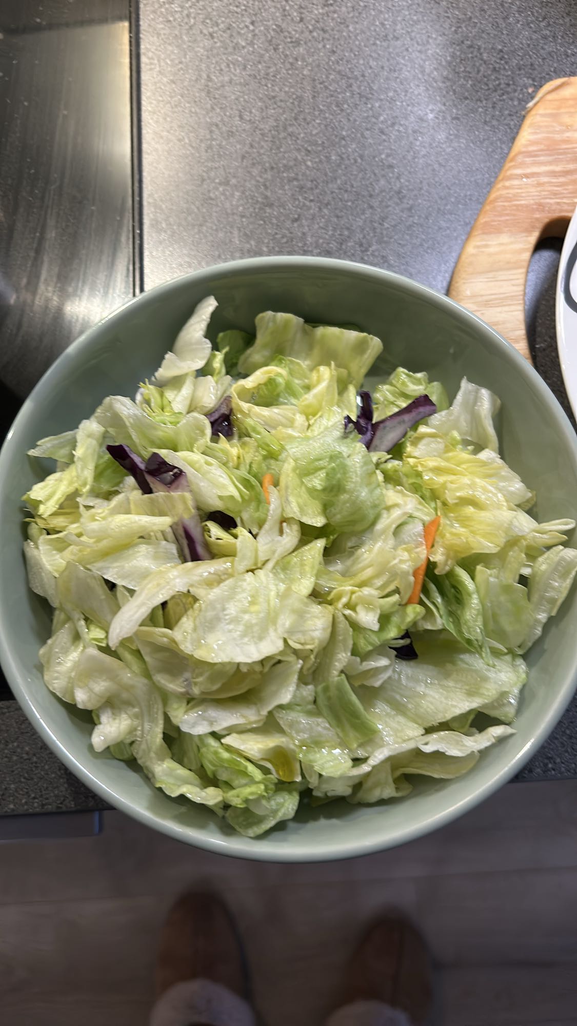 Enkel blandet salat