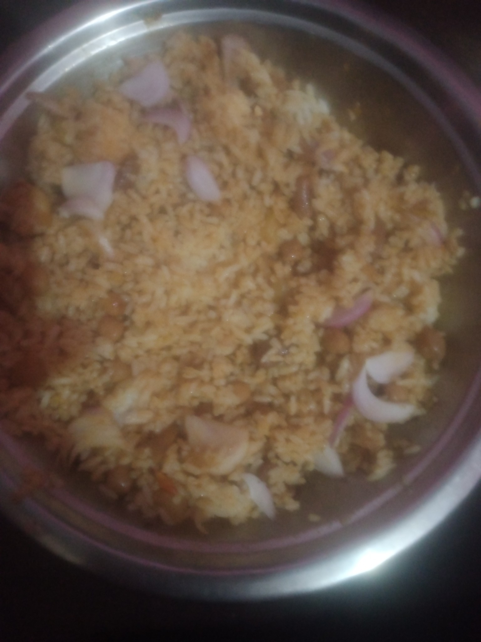 Chickpea Rice with Onion