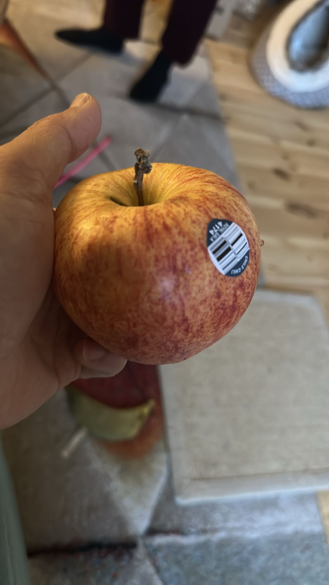 Röd äpple
