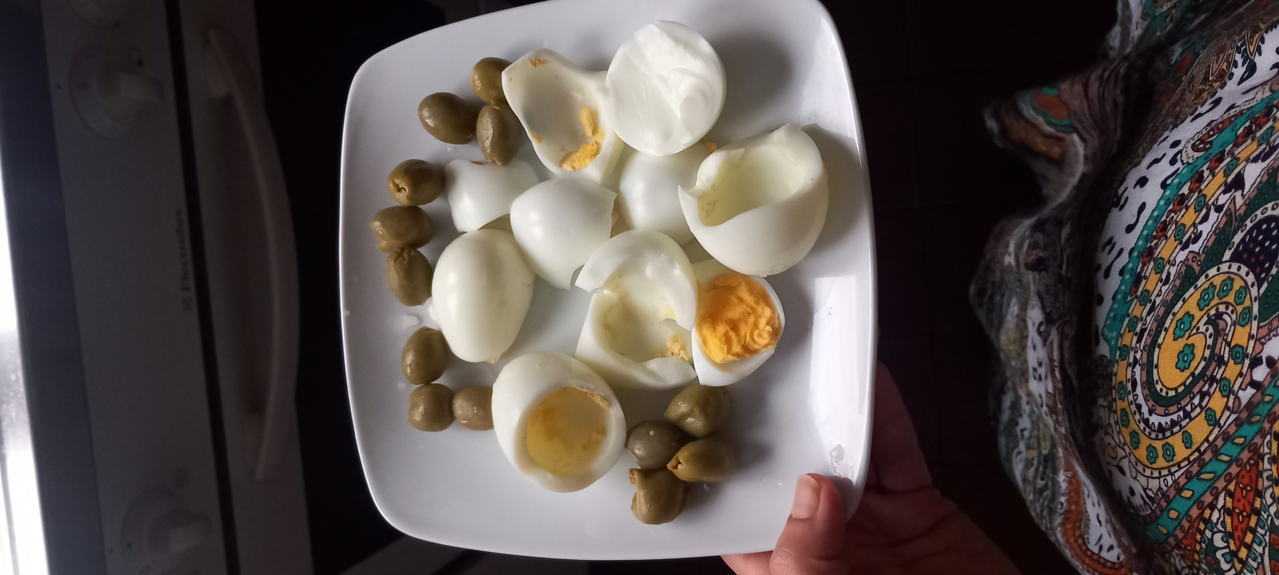 Eggs and Olives Plate