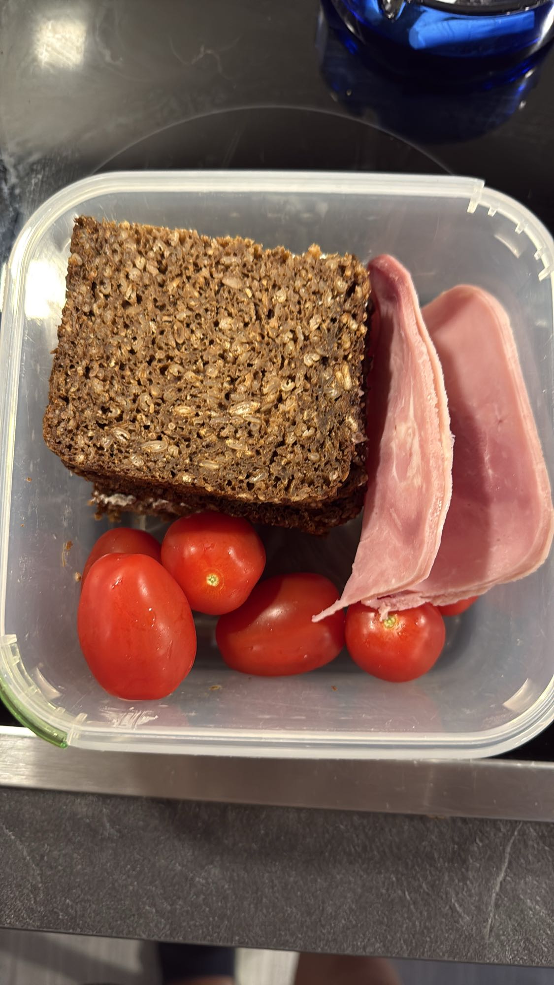 Roggenbrot mit Schinken