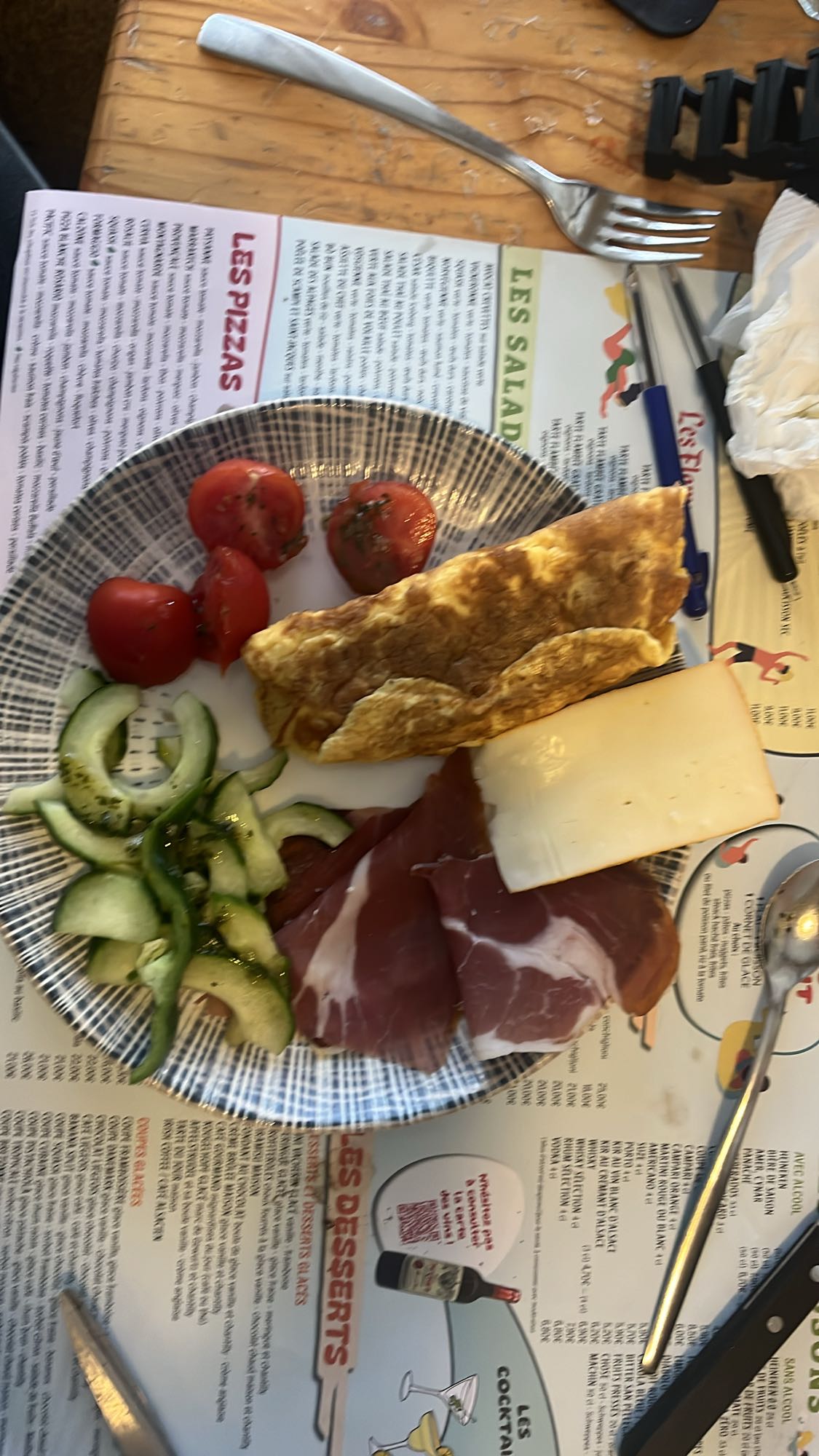 Assiette petit-déjeuner salé
