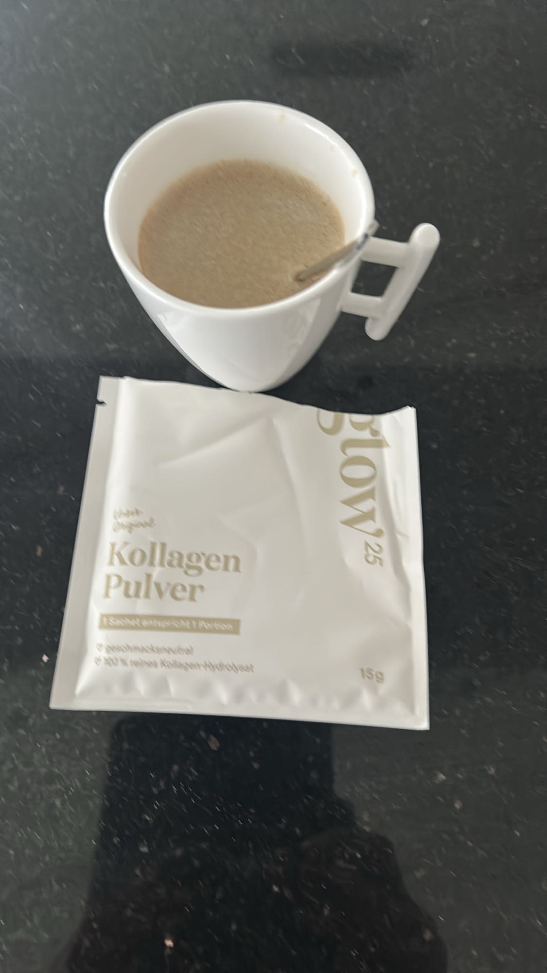 Kaffee mit Kollagen
