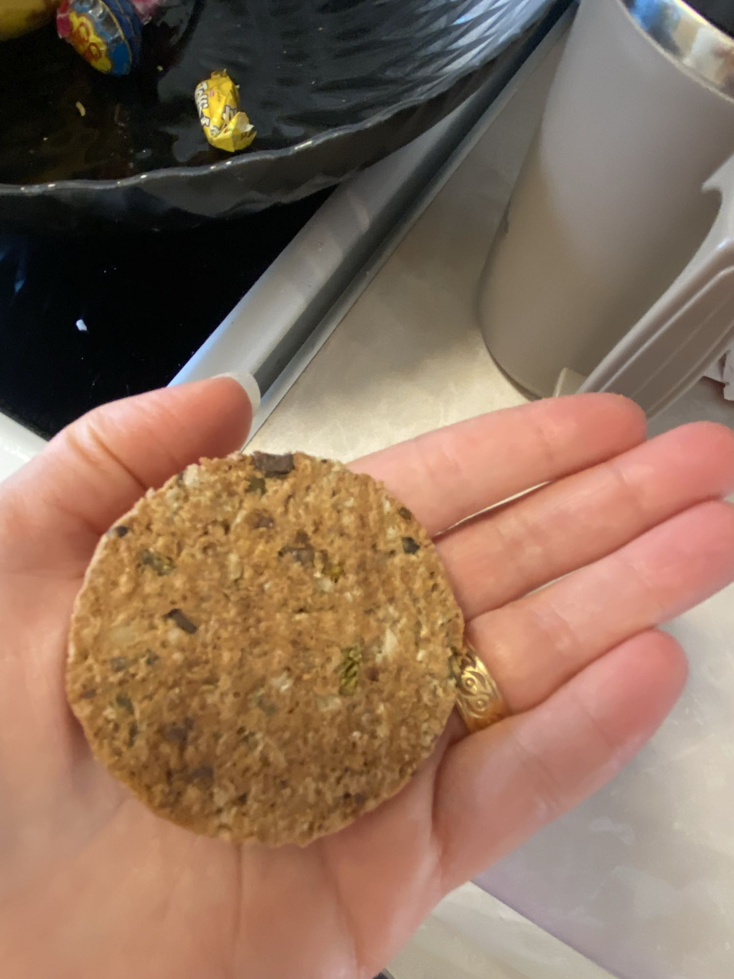 بسكويت شوفان وخضار