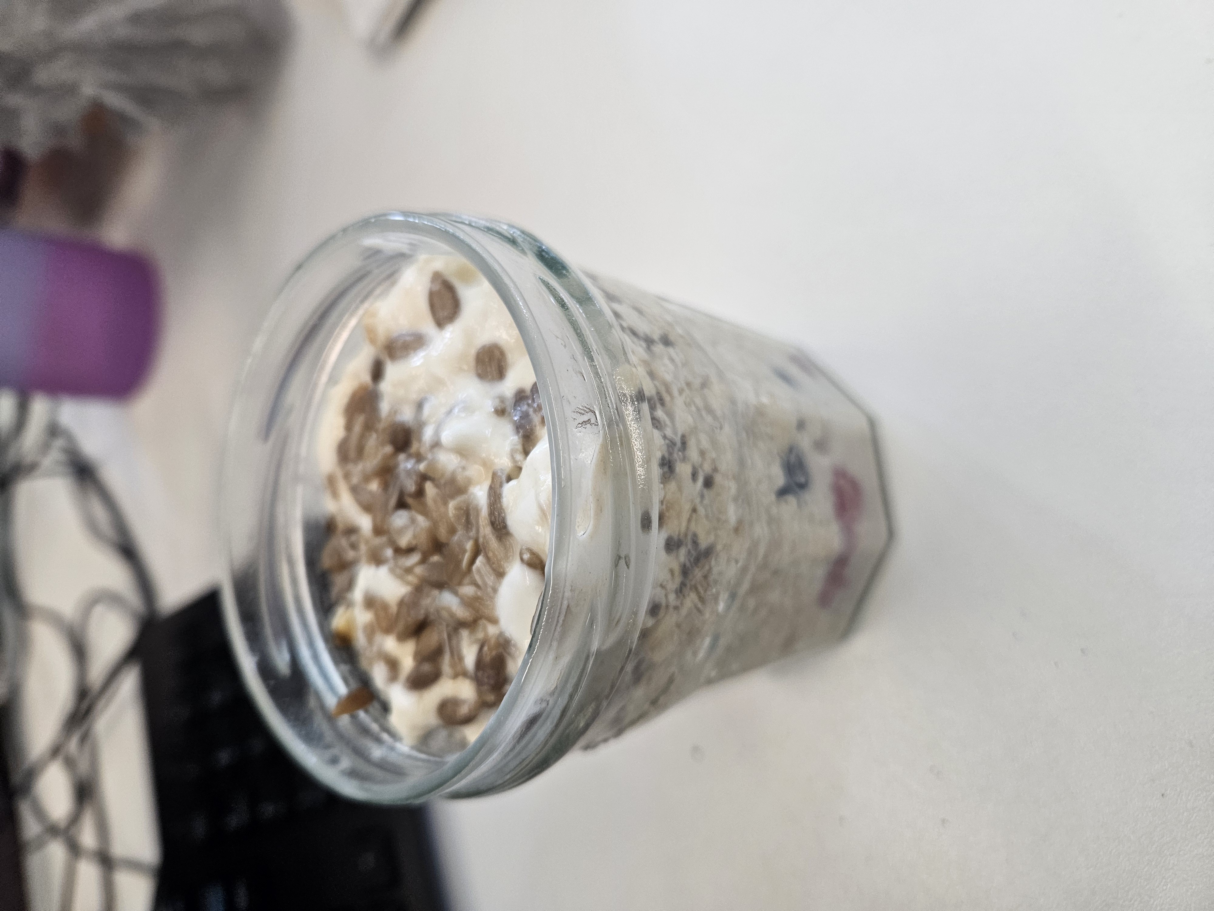 Overnight oats parfait