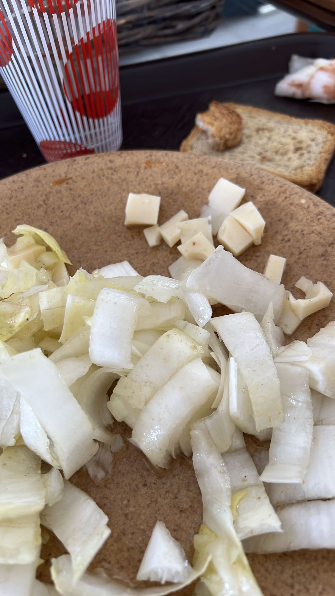 Salade endive fromage