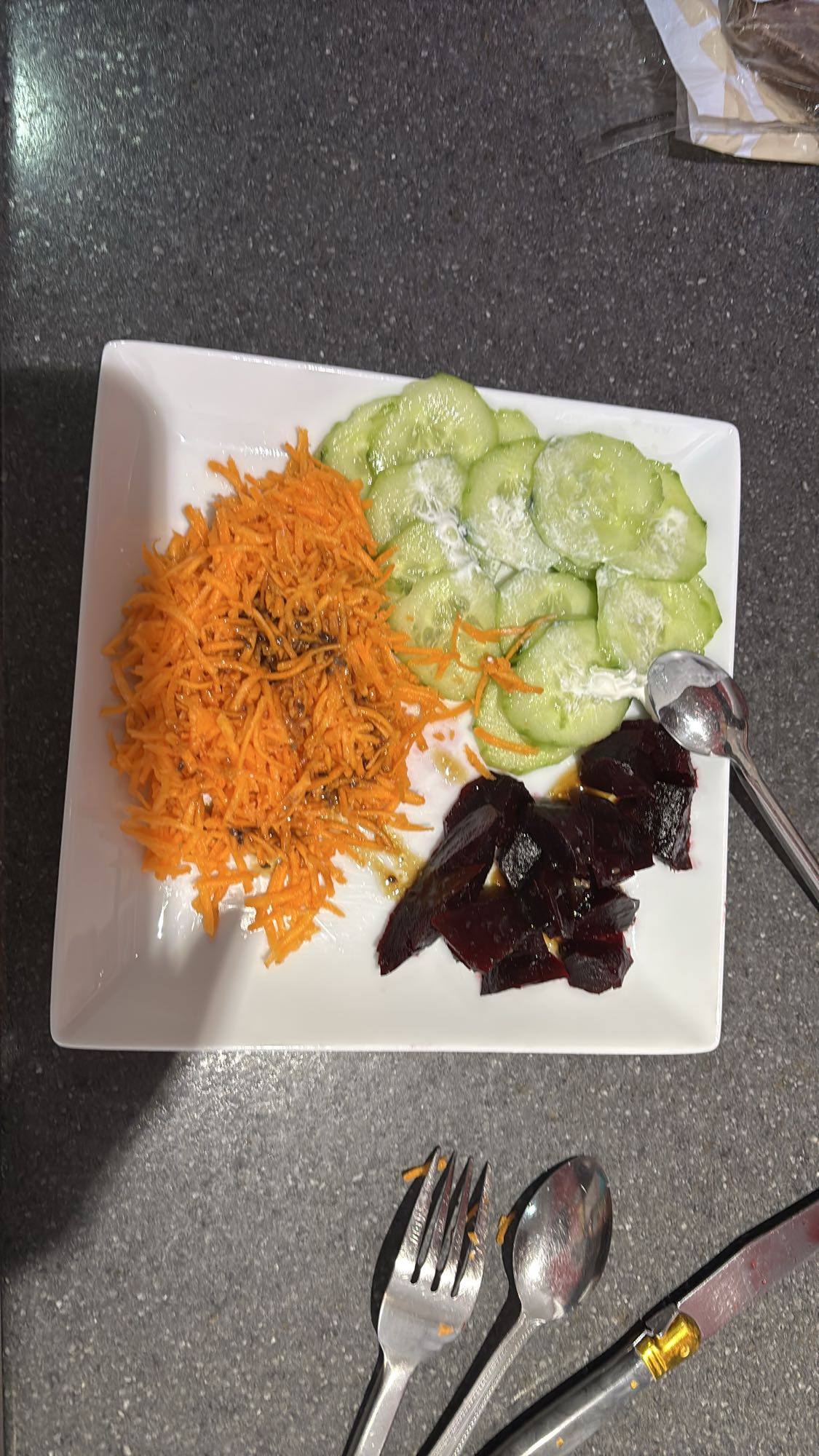 Salade crudités simple