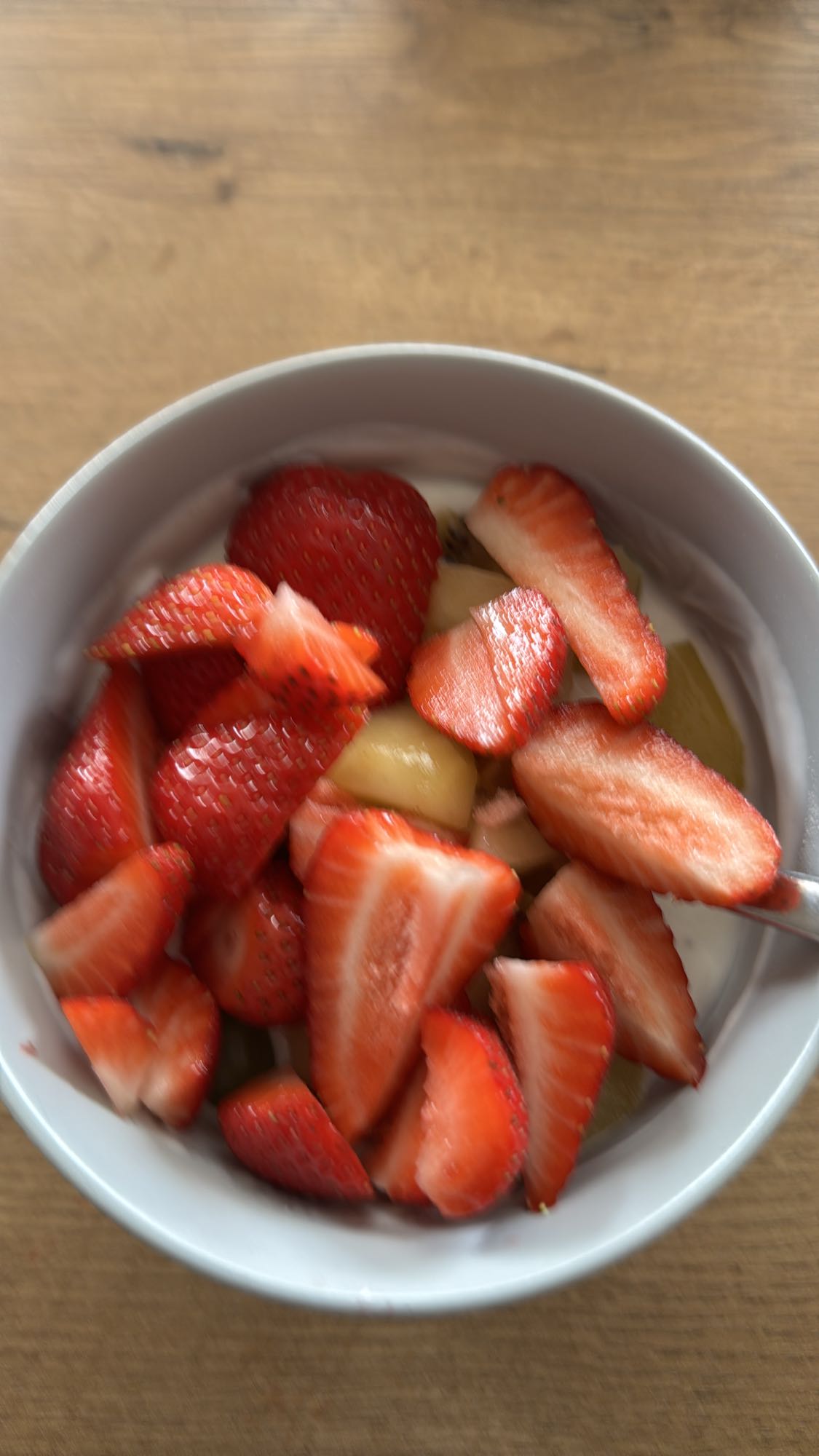 Joghurt mit Erdbeeren