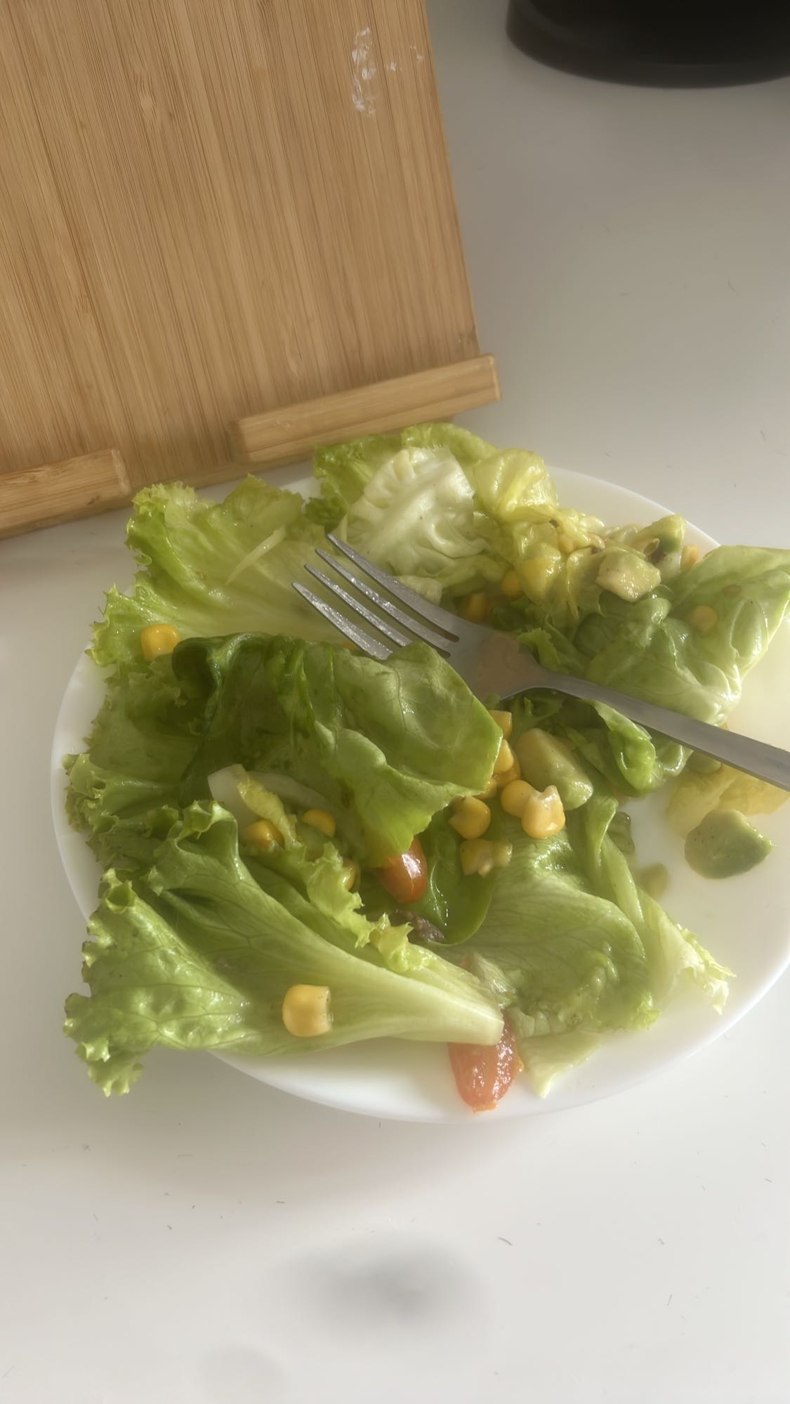 Salade verte simple