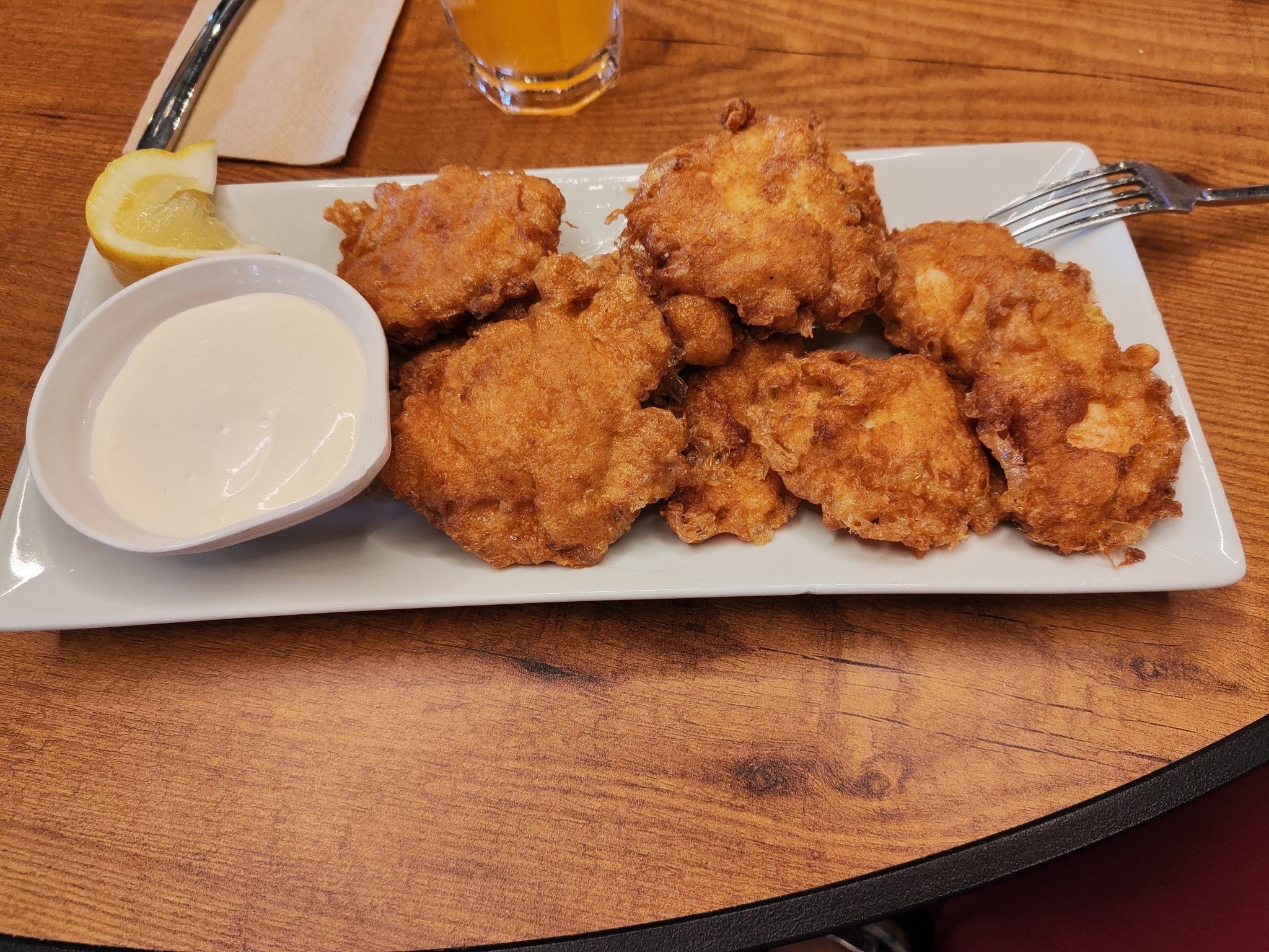 Fried Fritters with Dip
