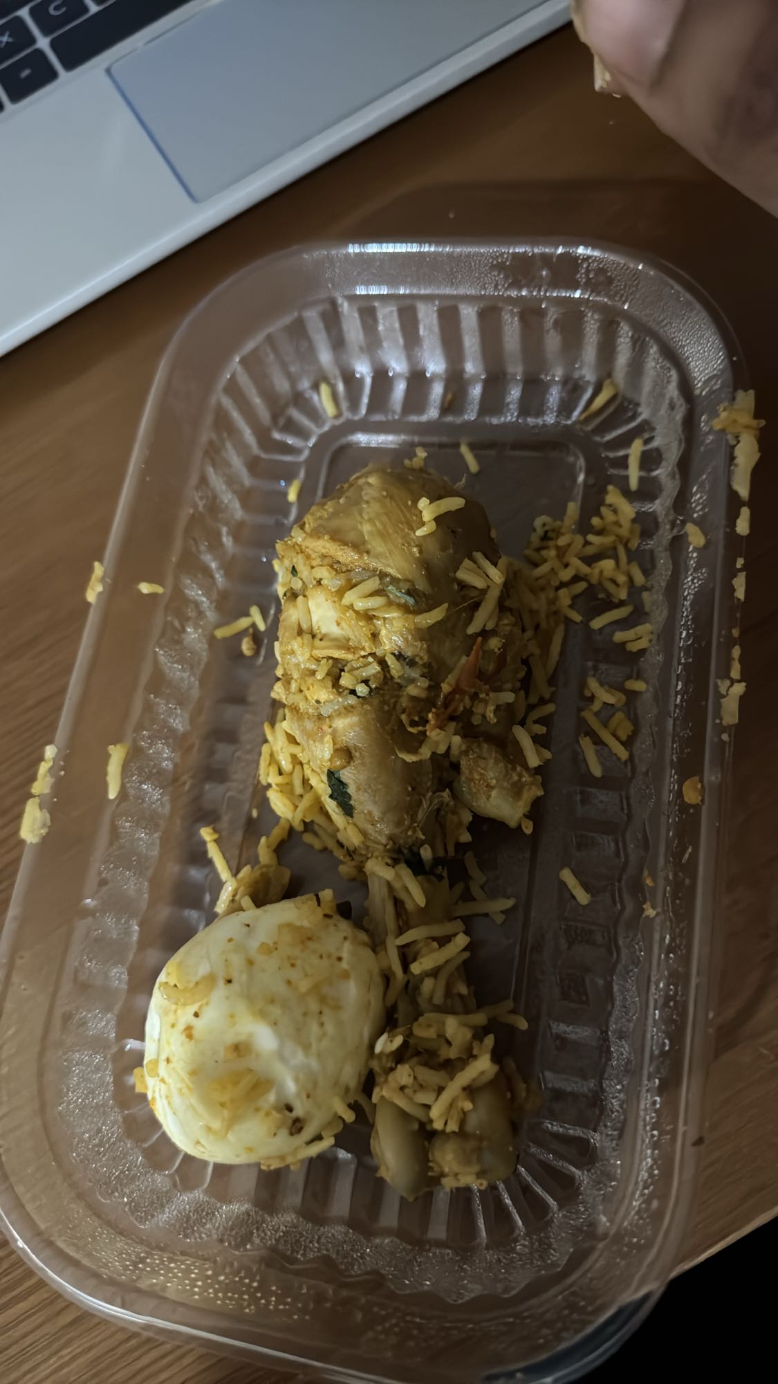 Chicken Biryani with Egg