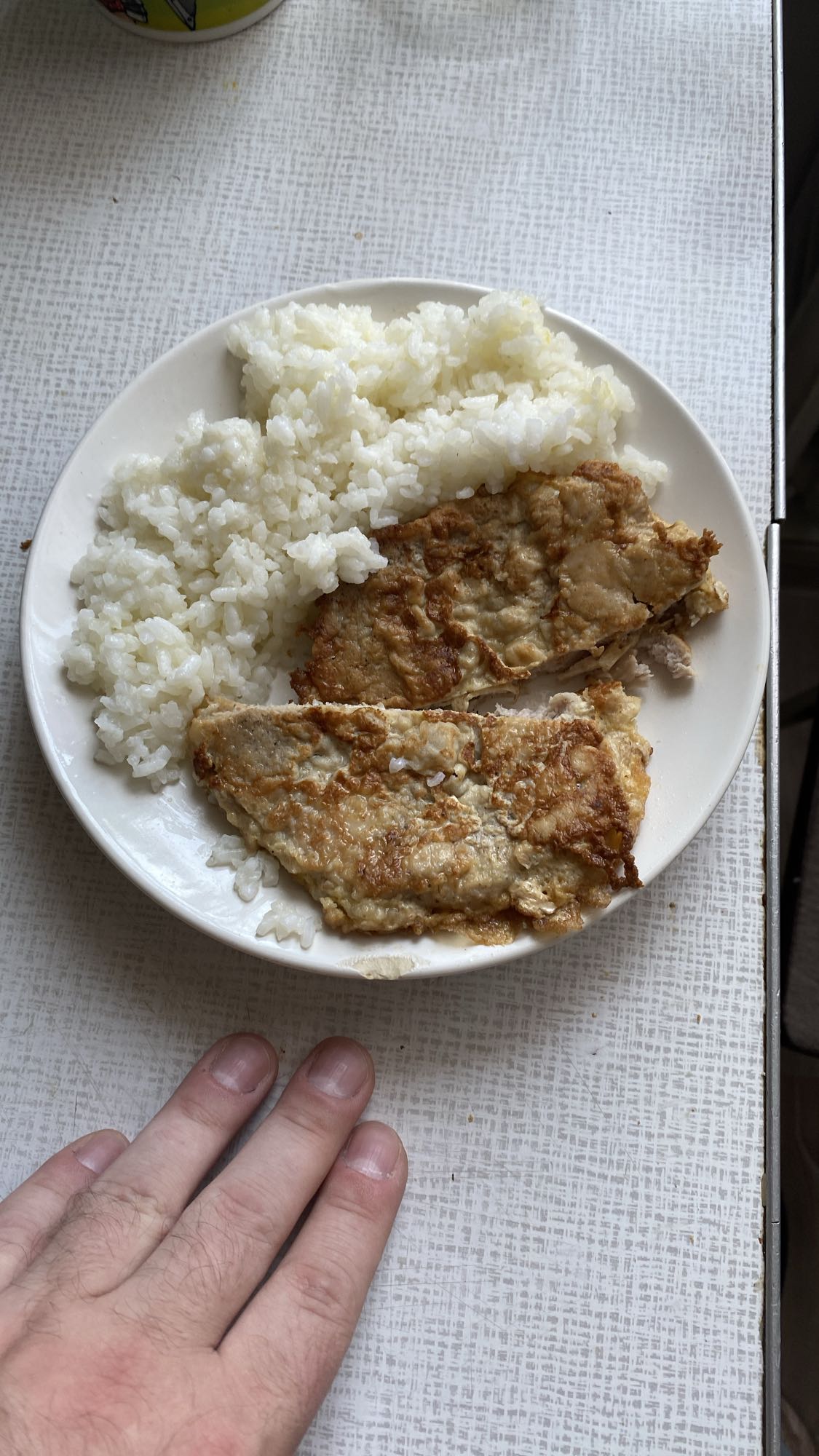 рис с мясом в кляре