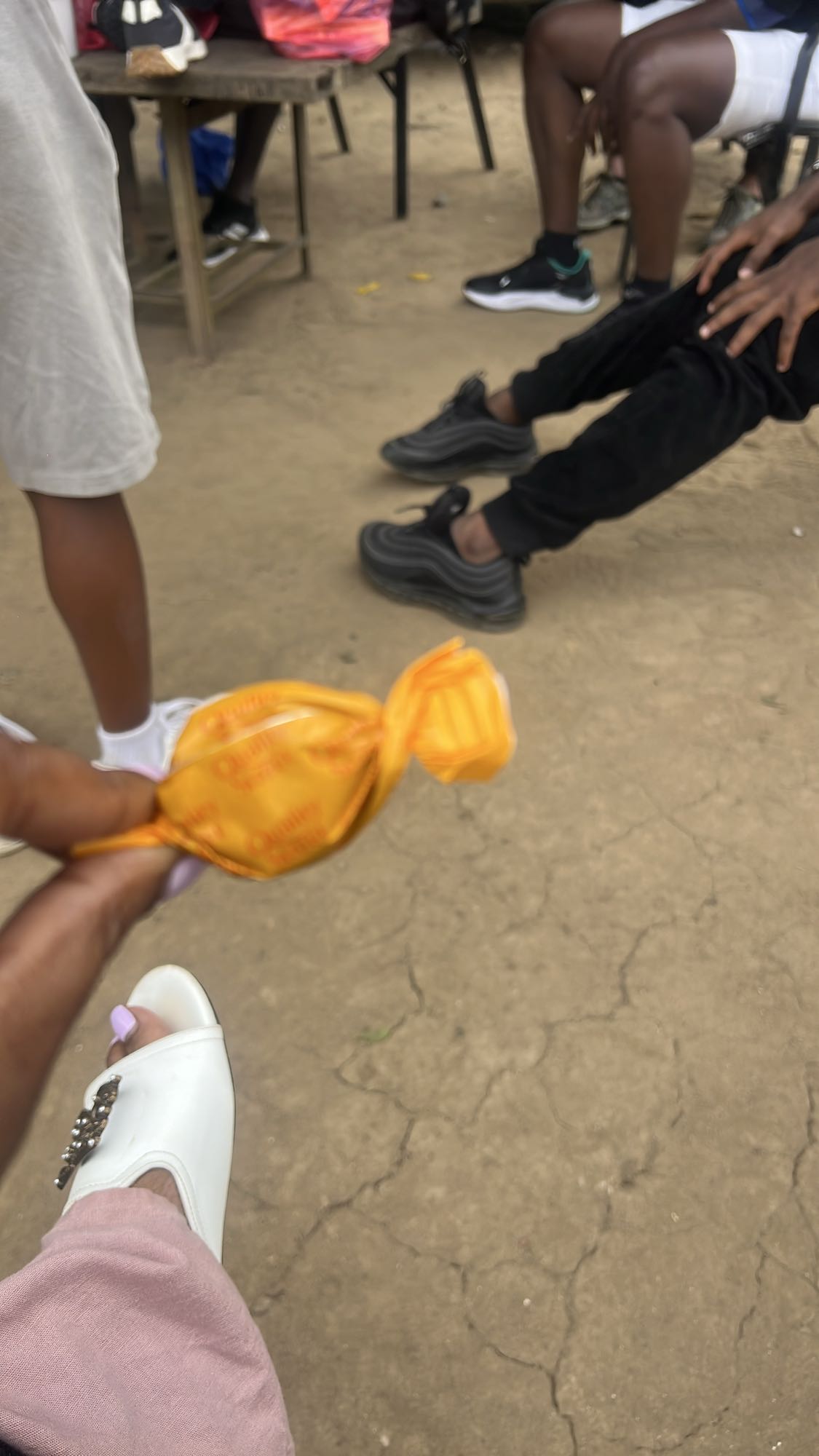 Boiled White Rice in Nylon