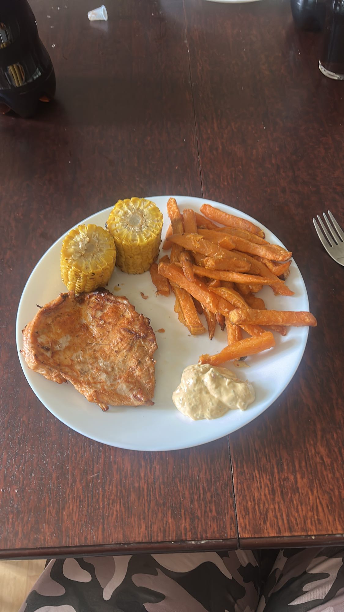 Kyckling med sötpotatis