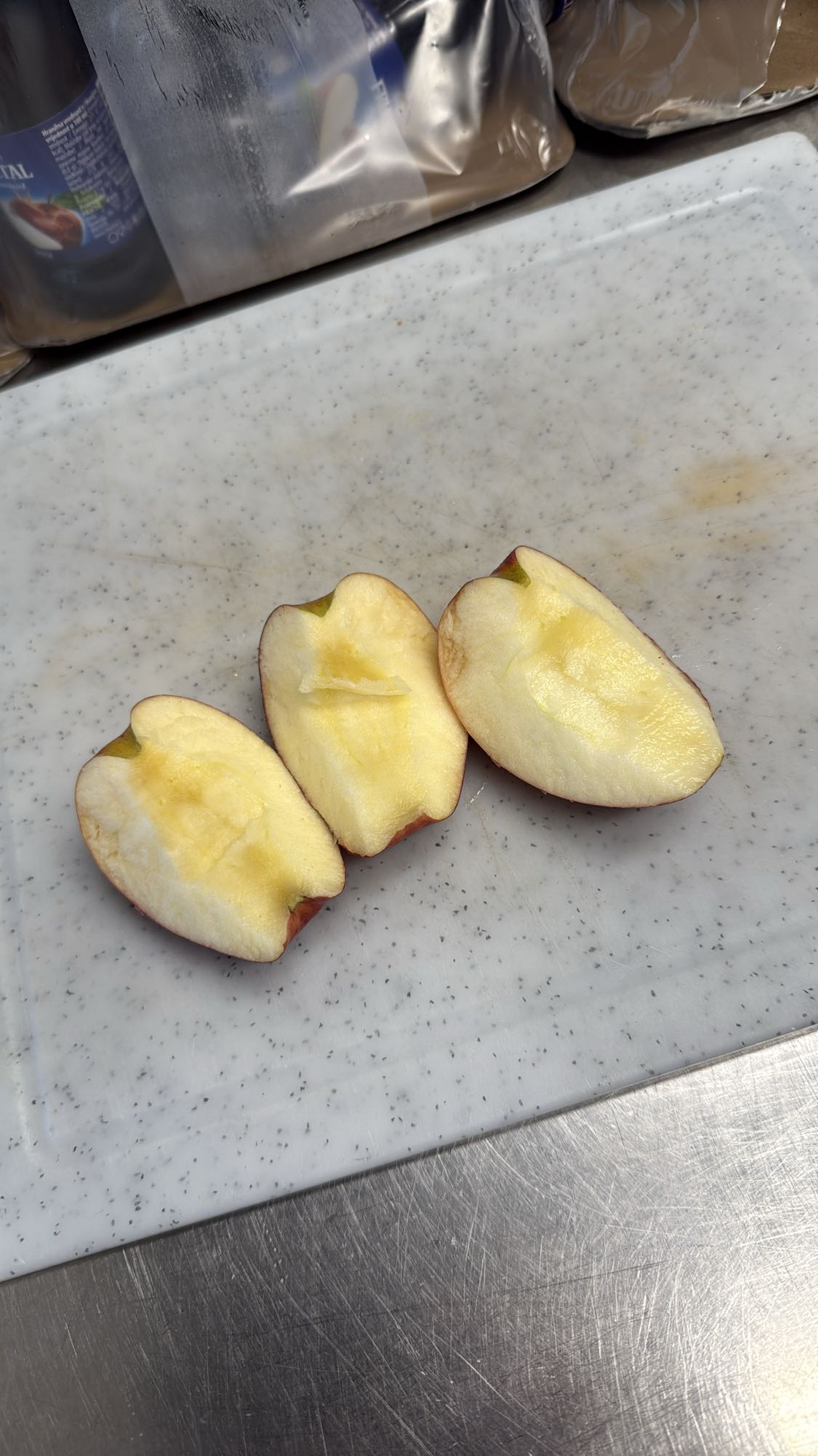 Sliced apple snack