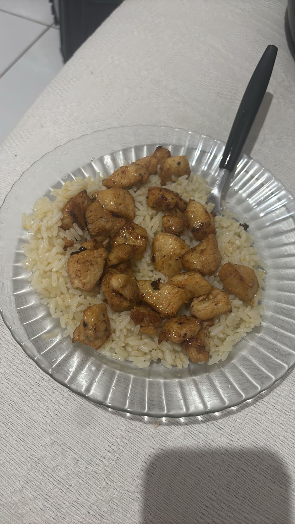 Frango grelhado com arroz