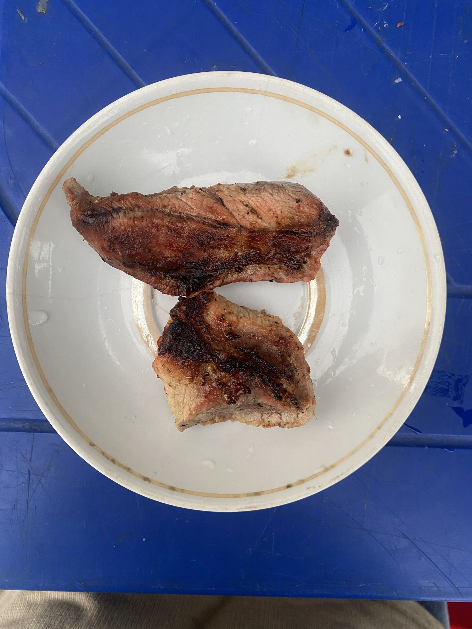 жареная свинина